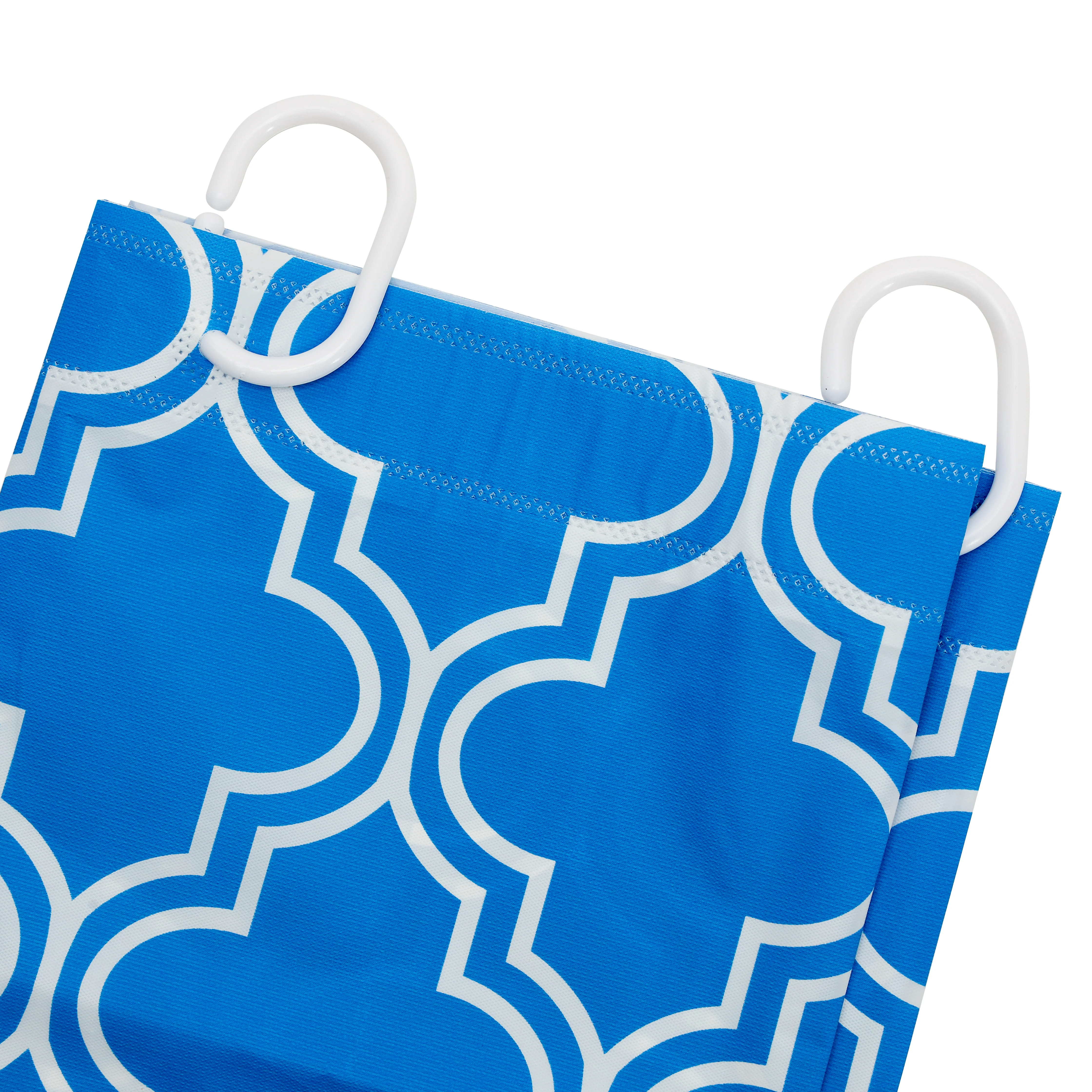 Royalford RF10458 Shower Curtain| 12 hooks, water-repellent PE material & quick-dry| odorless, durable, machine washable, ideal for bathroom, bathtub, and spa use| - Image 2