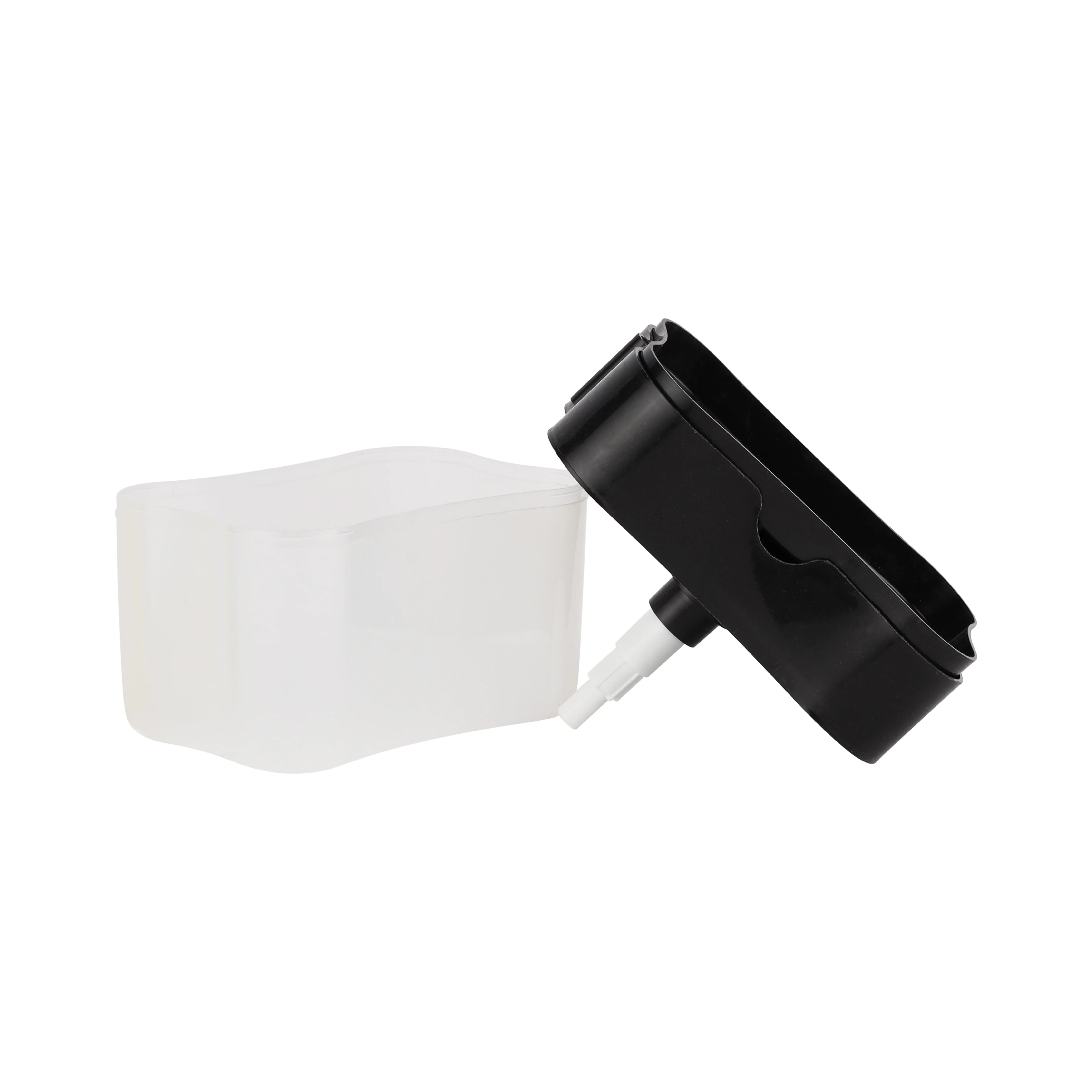 Royalford RF10497 Soap Dispenser with Sponge Holder| 2-in-1 design, durable ABS body & spill-free press dispensing| includes sponge for efficient kitchen cleaning use| - Image 4
