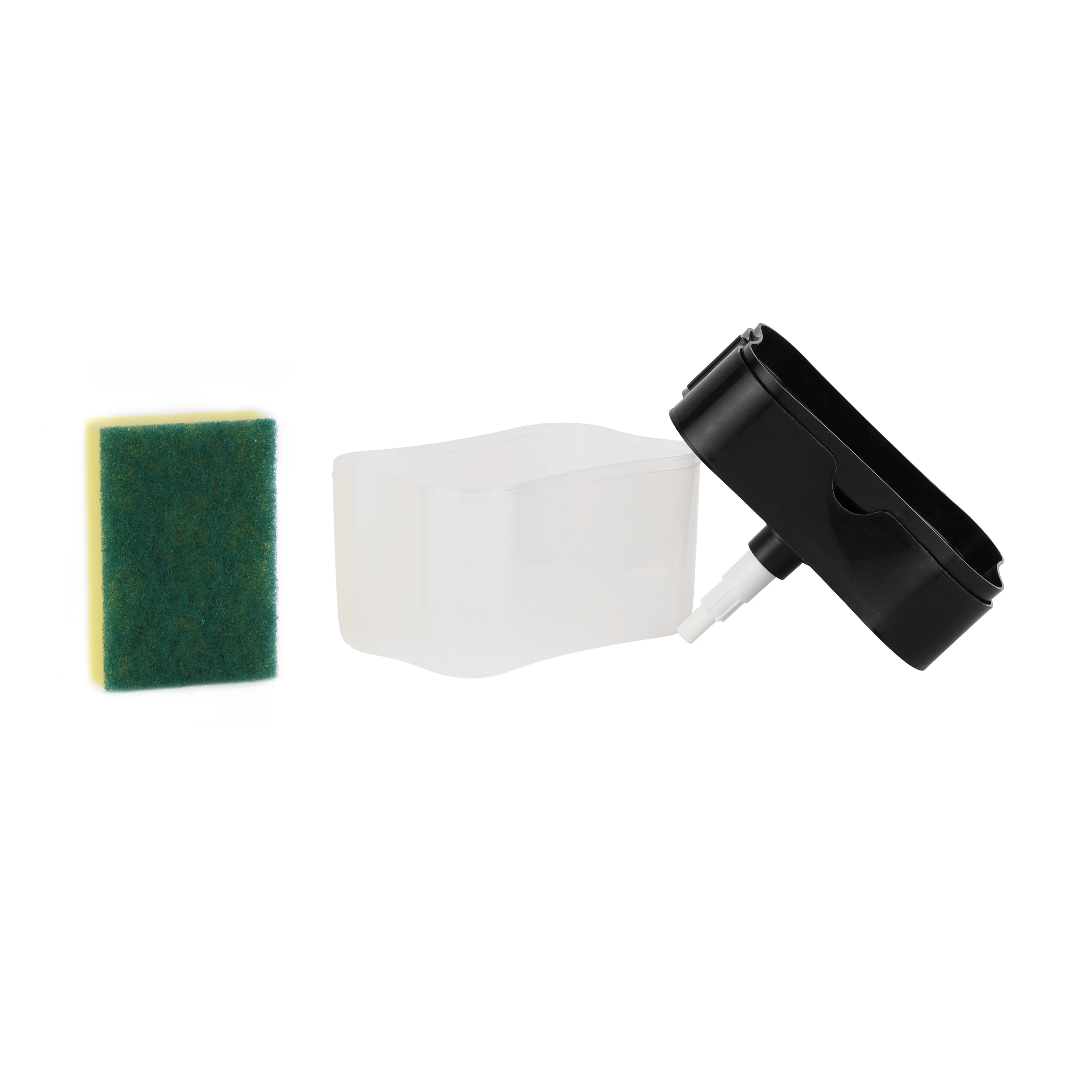 Royalford RF10497 Soap Dispenser with Sponge Holder| 2-in-1 design, durable ABS body & spill-free press dispensing| includes sponge for efficient kitchen cleaning use| - Image 5