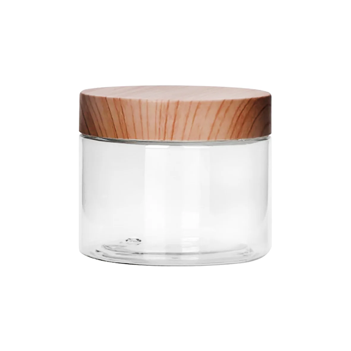 Royalford RF10504 Airtight PET Jar 150ML | BPA Free Leak Proof Food Storage Container with Wooden Lid | Transparent Kitchen Storage Jar for Spices, Snacks & Dry Food - Image 3
