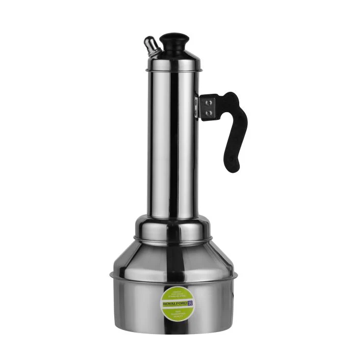 Royalford RF10518 Stainless Steel Whistling Puttu Maker| Premium Food-Grade Construction| Heat-Resistant Bakelite Handle & Knob | Compact Traditional Steamer Design - Image 3