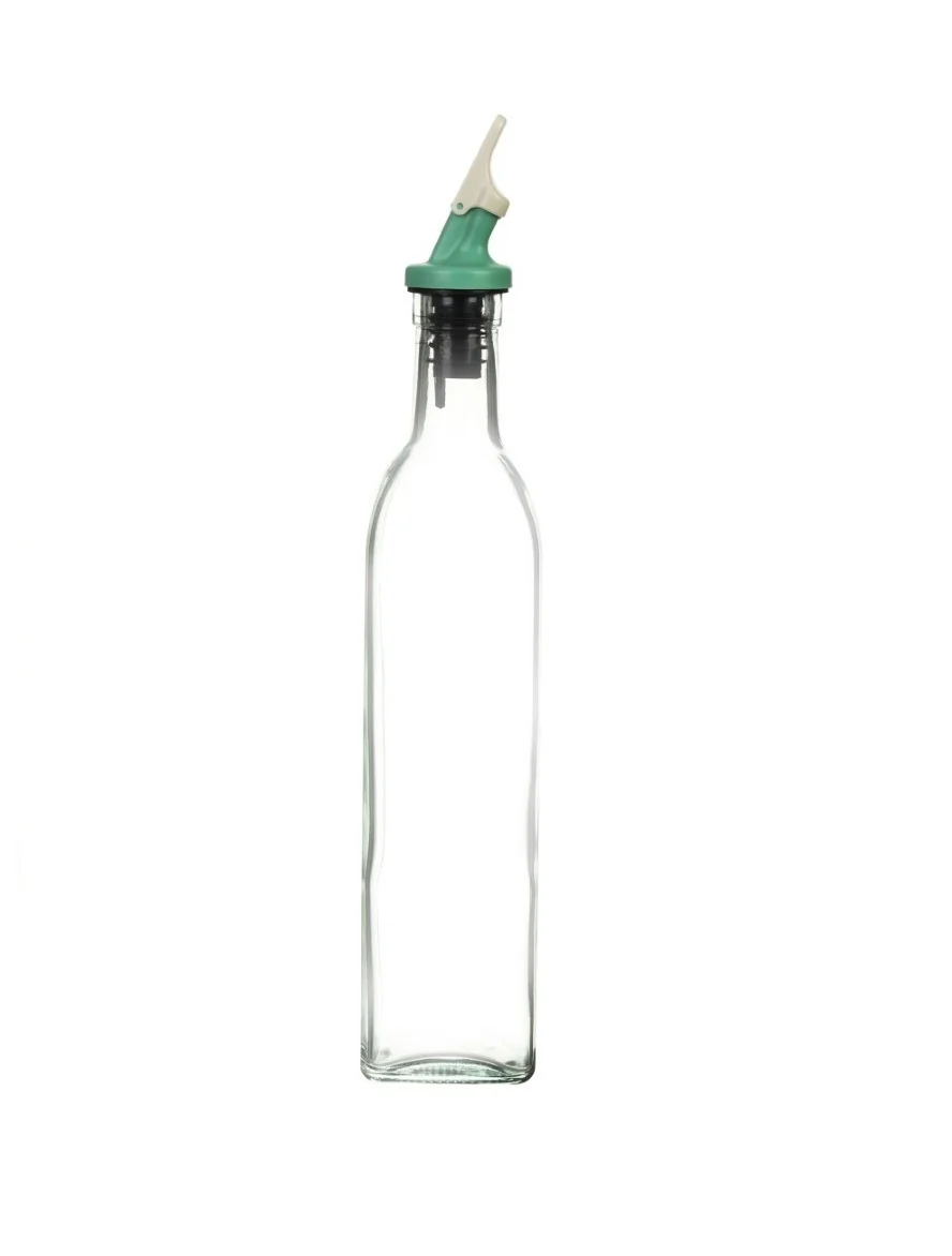 Royalford RF10566 Oil Dispenser Bottle 500ml| flip & seal lid offers precise pouring, leak-proof design| premium glass body, and easy cleaning for everyday kitchen use| - Image 3