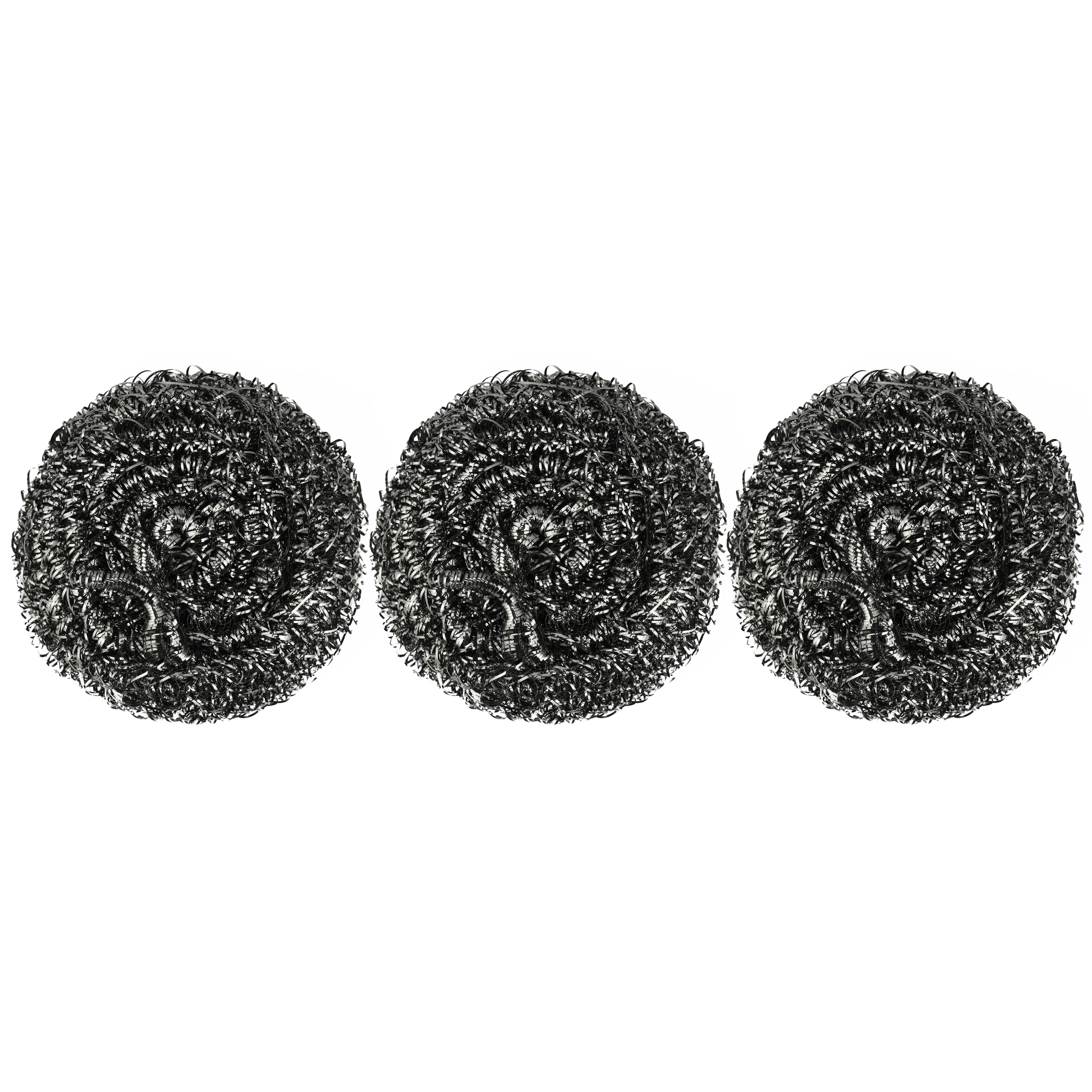 Royalford RF10635 Stainless Steel Scourer | 3PCS Heavy Duty Scrubber | Rust Proof | Durable Cleaning Pads for Kitchen Pots, Pans, Utensils & Sink Cleaning Use - Image 2