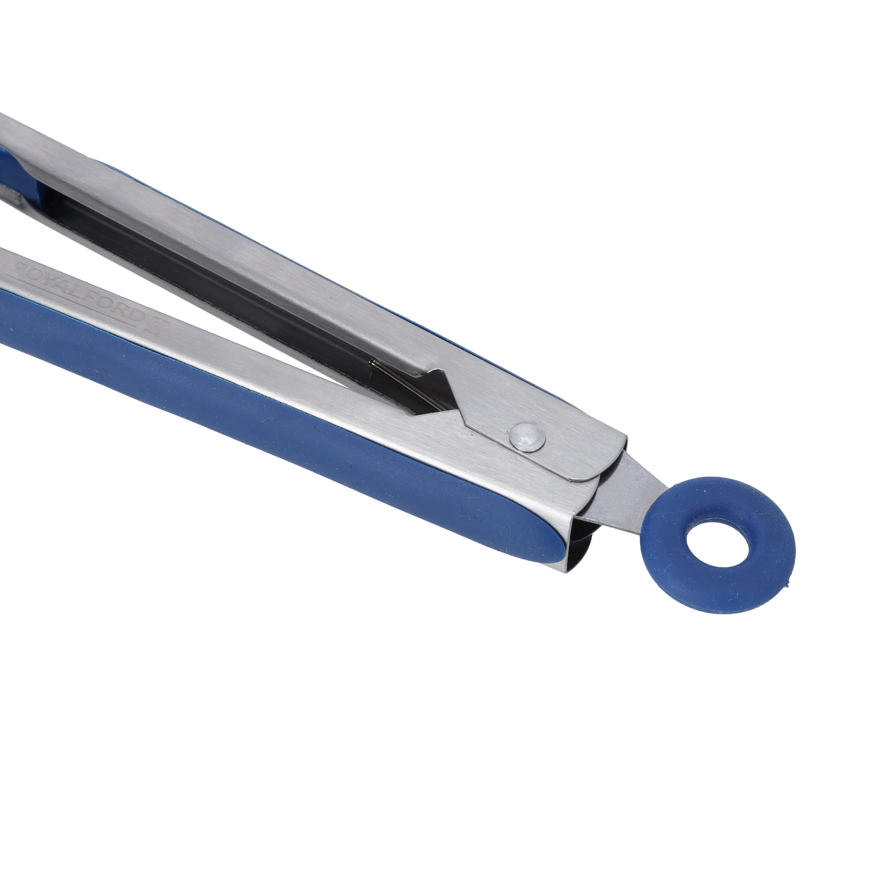 Royalford RF10656 Silicone Food Tong| stainless steel body, heat-resistant & durable, non-slip grip| ergonomic design, ideal for cooking, grilling, serving & kitchen use| - Image 4