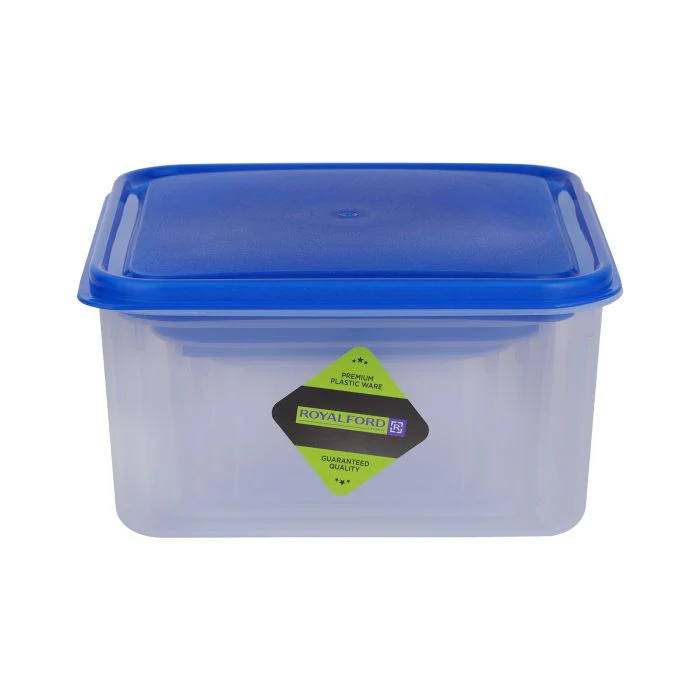 Royalford RF10714 5 Pcs Air-Tight Food Container Set | Premium Plasticware| Stackable Storage Design| High-Quality Polypropylene| Multi-Size Kitchen Storage Containers - Image 3