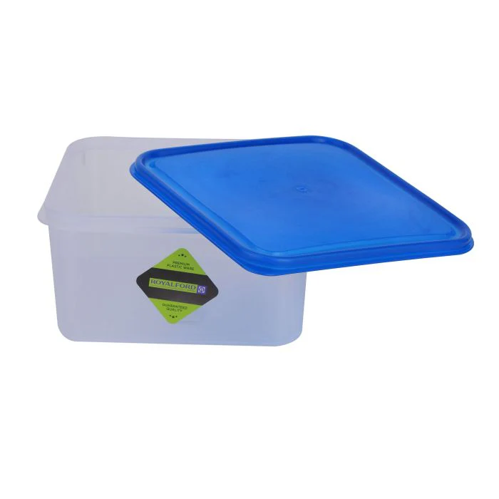 Royalford RF10714 5 Pcs Air-Tight Food Container Set | Premium Plasticware| Stackable Storage Design| High-Quality Polypropylene| Multi-Size Kitchen Storage Containers - Image 4