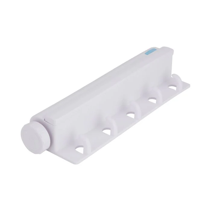 Royalford RF10730 Indoor Cloth Hanger Rope | Retractable Flexible Clothesline up to 3.7M | Strong ABS Body | Space-Saving Wall Mounted Design for Indoor Laundry Drying - Image 6
