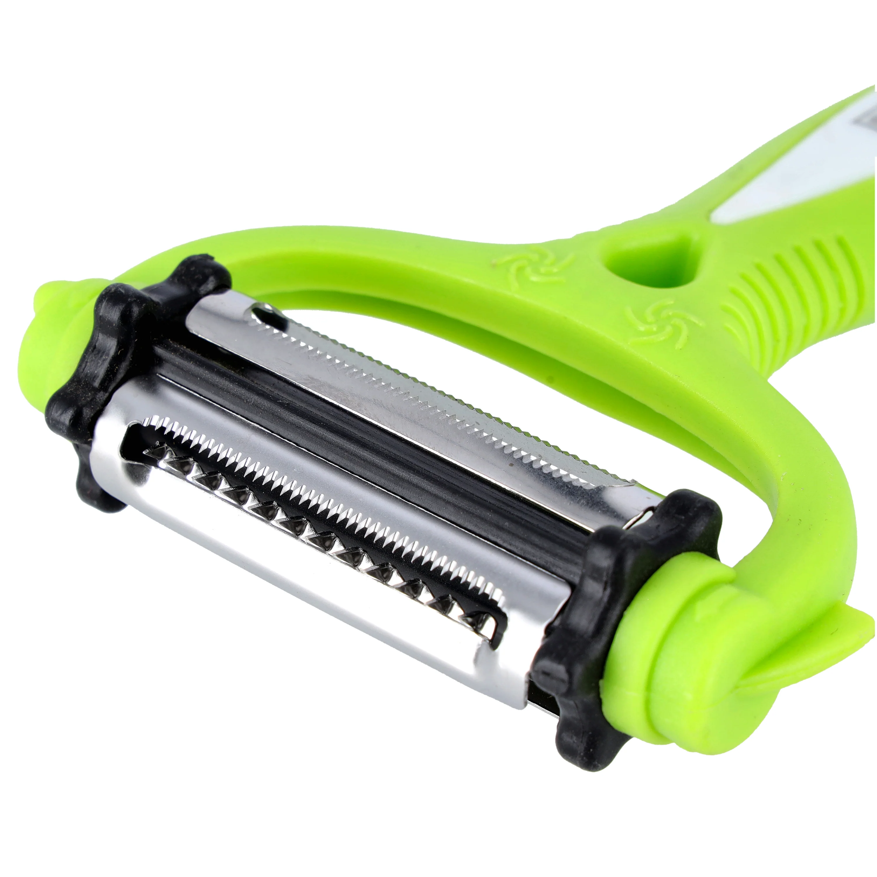 Royalford RF10734 3 in 1 Multifunctional Peeler | Stainless Steel Rotary Blades | Ergonomic Handle | Vegetable, Fruit Peeler, Shredder & Cutter |  Rust Resistant Design - Image 4