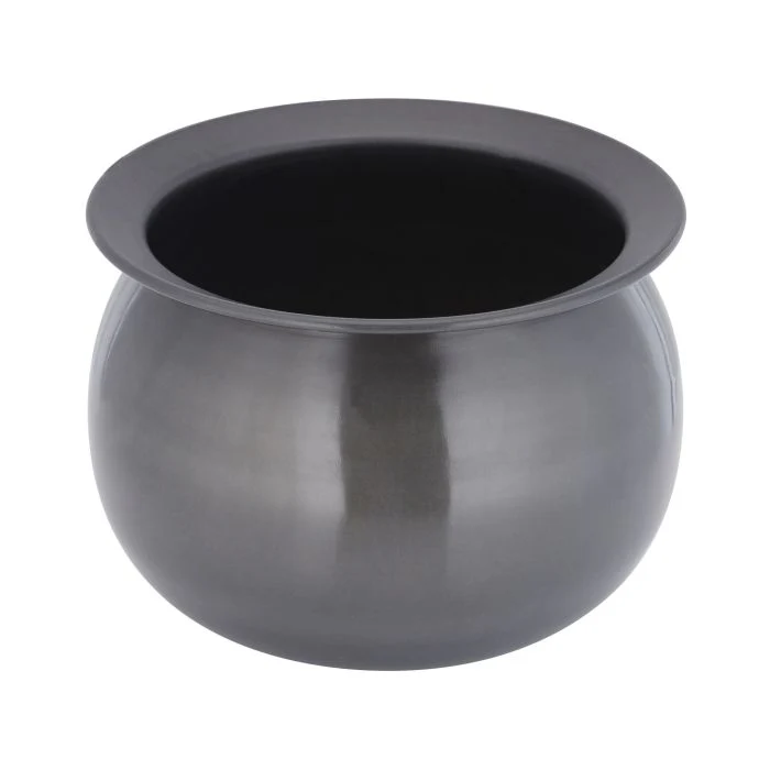 Royalford RF10750 Hard Anodized Rice Pot | Steel Lid | 2.5L Capacity | Durable Food Grade Aluminium Cookware | Quick Even Heat Distribution for Perfect Rice Cooking - Image 3