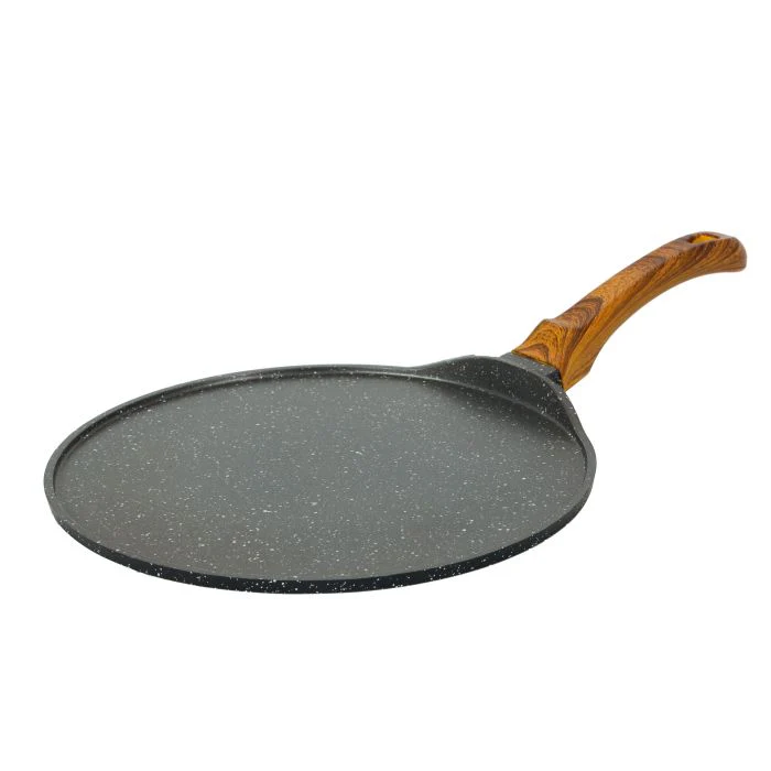 Royalford RF10766 28cm Flat Griddle Tawa | Granite Coated Die-Cast Aluminium Non Stick Tawa |  5 Layer Durable Construction for Dosa , Roti, Pancake & Everyday Cooking - Image 4