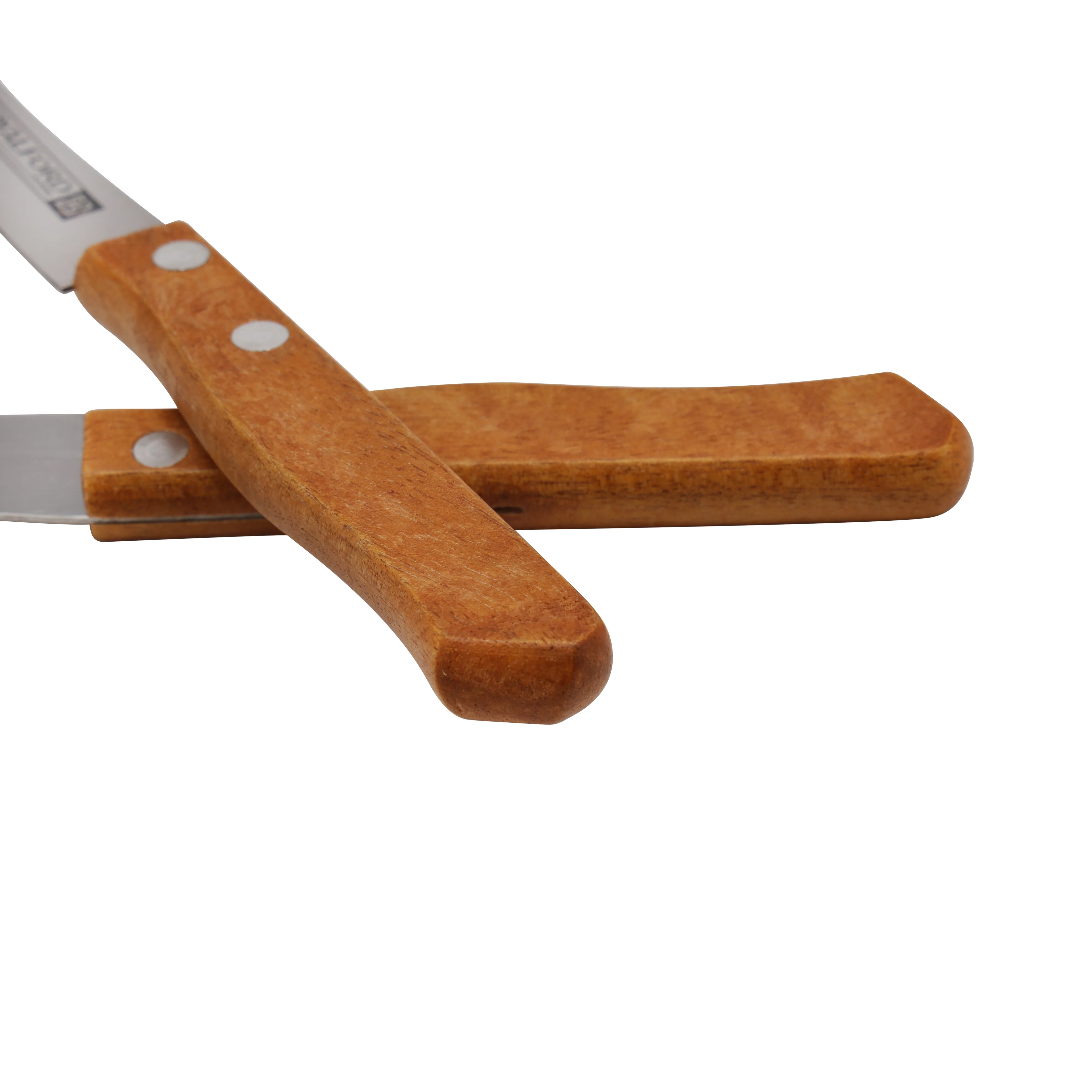 Royalford RF10772 2PCS fruit knife set| stainless steel blades & wooden handles| sharp, durable & lightweight, for peeling, slicing, cutting fruits & vegetables| - Image 4