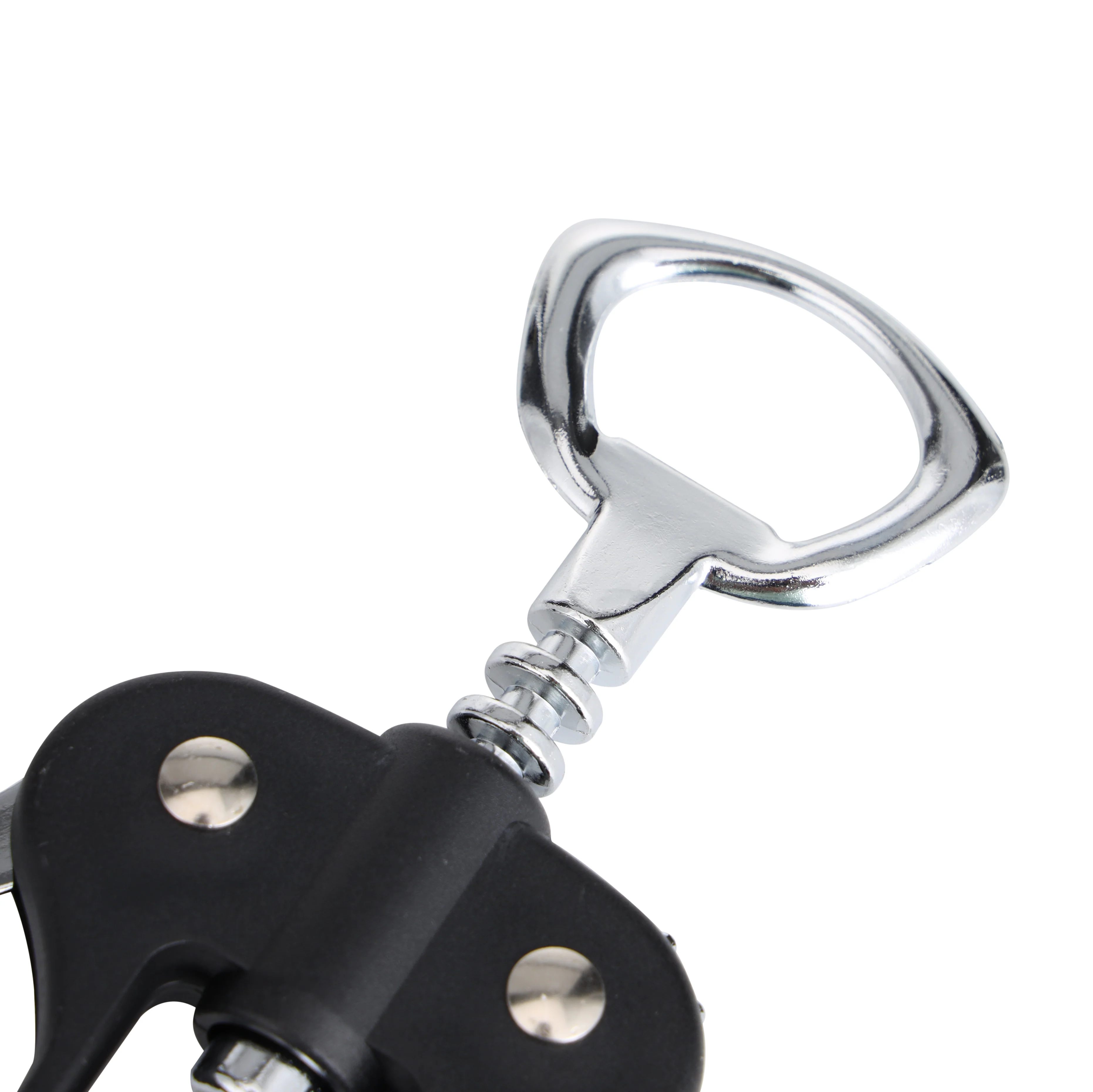 Royalford RF10773 Winged Wine Opener | Stainless Steel Corkscrew Bottle Opener | Ergonomic Handle | Heavy Duty Zinc Alloy Wine Bottle Opener | Dishwasher Safe Bar Tool - Image 4