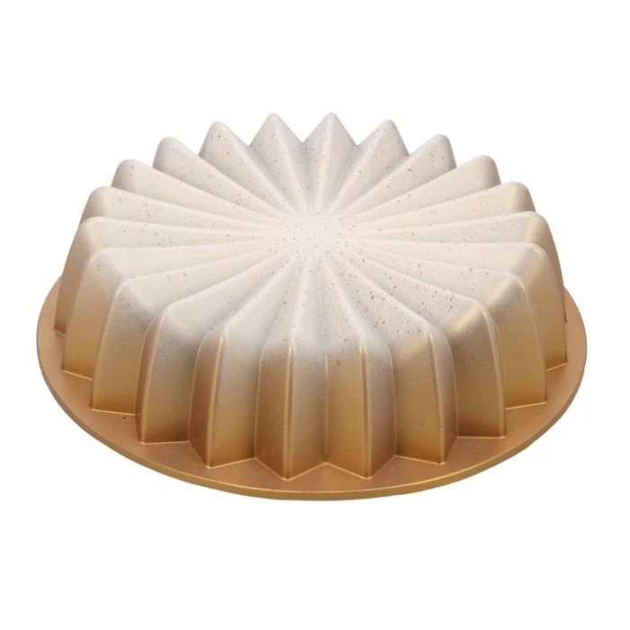Royalford RF10840 Classic Bundt Cake Pan | Granite Coated Cast Aluminium | Non-Stick Bakeware | Even Heat Distribution & Easy Food Release | Durable Premium Baking Mould - Image 2