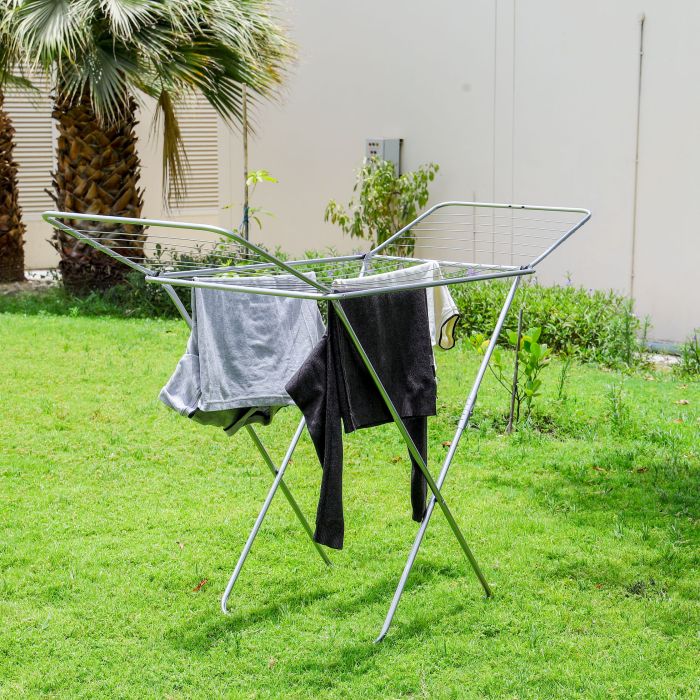 Royalford RF10877 Durable Cloth Dryer | Rust-Proof Metal Wire & Frame| Easy Folding Heavy-Duty Laundry Stand| Large Drying Space for Clothes, Towels & Indoor–Outdoor Use - Image 2