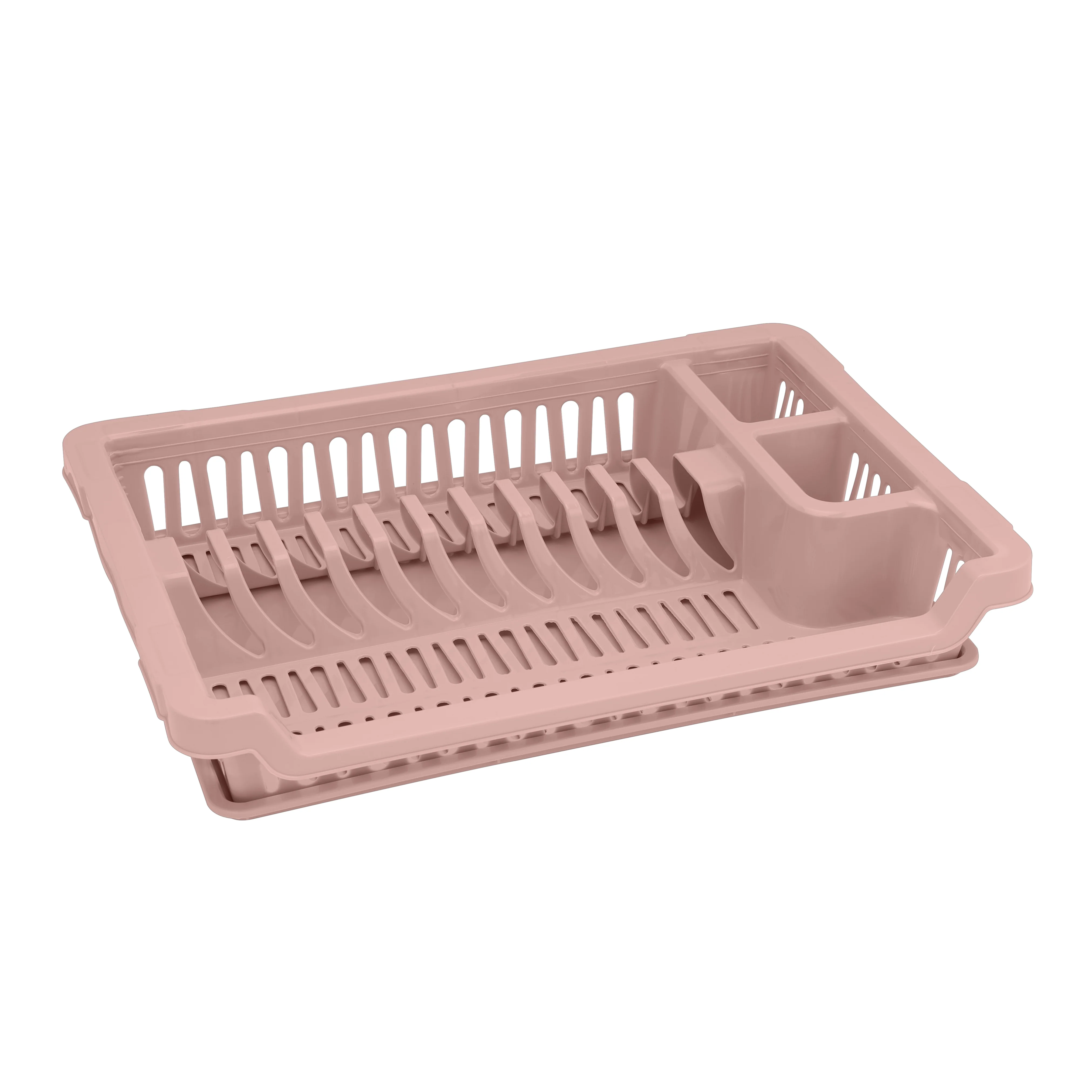 Royalford RF10884 Medium Dish Drainer | Detachable Drain Board | Durable Plastic Drying Rack | Perfect for Kitchen Countertop, Plate, Bowl and Cutlery Organizer - Image 2
