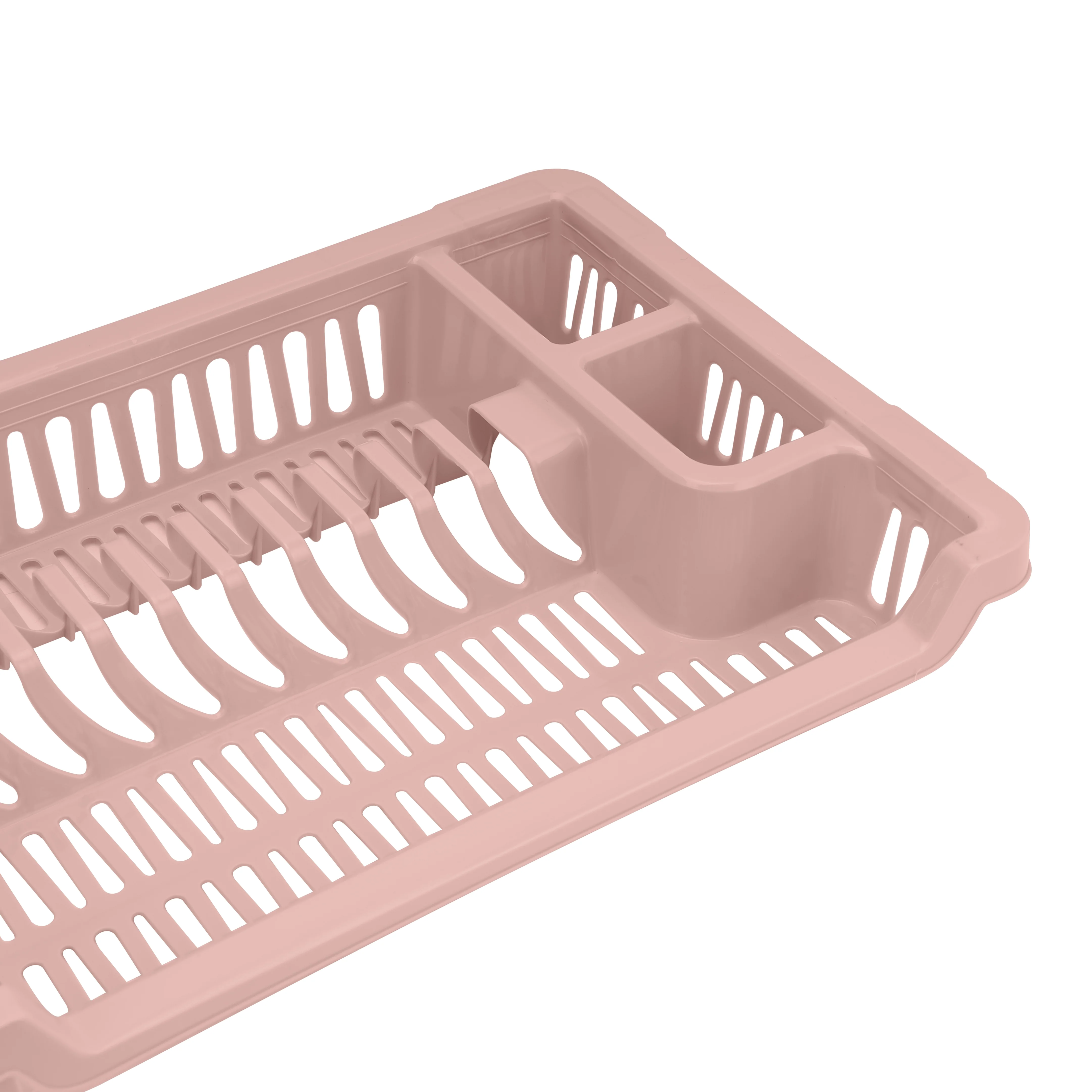 Royalford RF10884 Medium Dish Drainer | Detachable Drain Board | Durable Plastic Drying Rack | Perfect for Kitchen Countertop, Plate, Bowl and Cutlery Organizer - Image 4