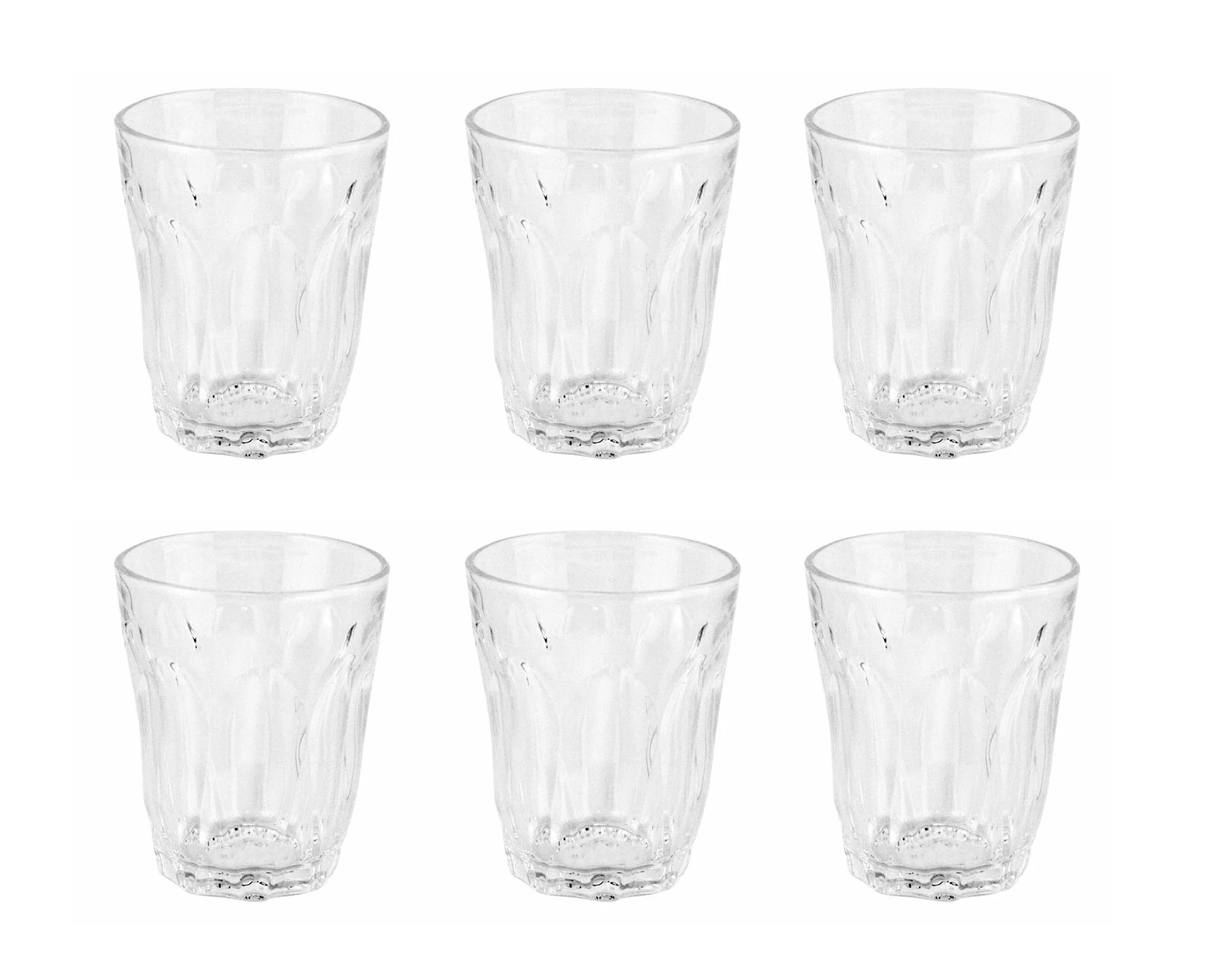 Royalford RF1097 GT6 Glass Tumbler Set | 6PCS 9oz Durable Drinking Glasses for Water, Juice, Soft Drinks & Beverages | Elegant Everyday Glassware for Home  & Restaurants - Image 3