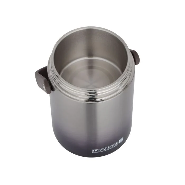 Royalford RF10985 Double Wall Vacuum Insulated Lunch Box 2.0L | 304 Stainless Steel Containers |PP Inner Lids | Easy Carry Handle for Office, School & Travel Use - Image 5