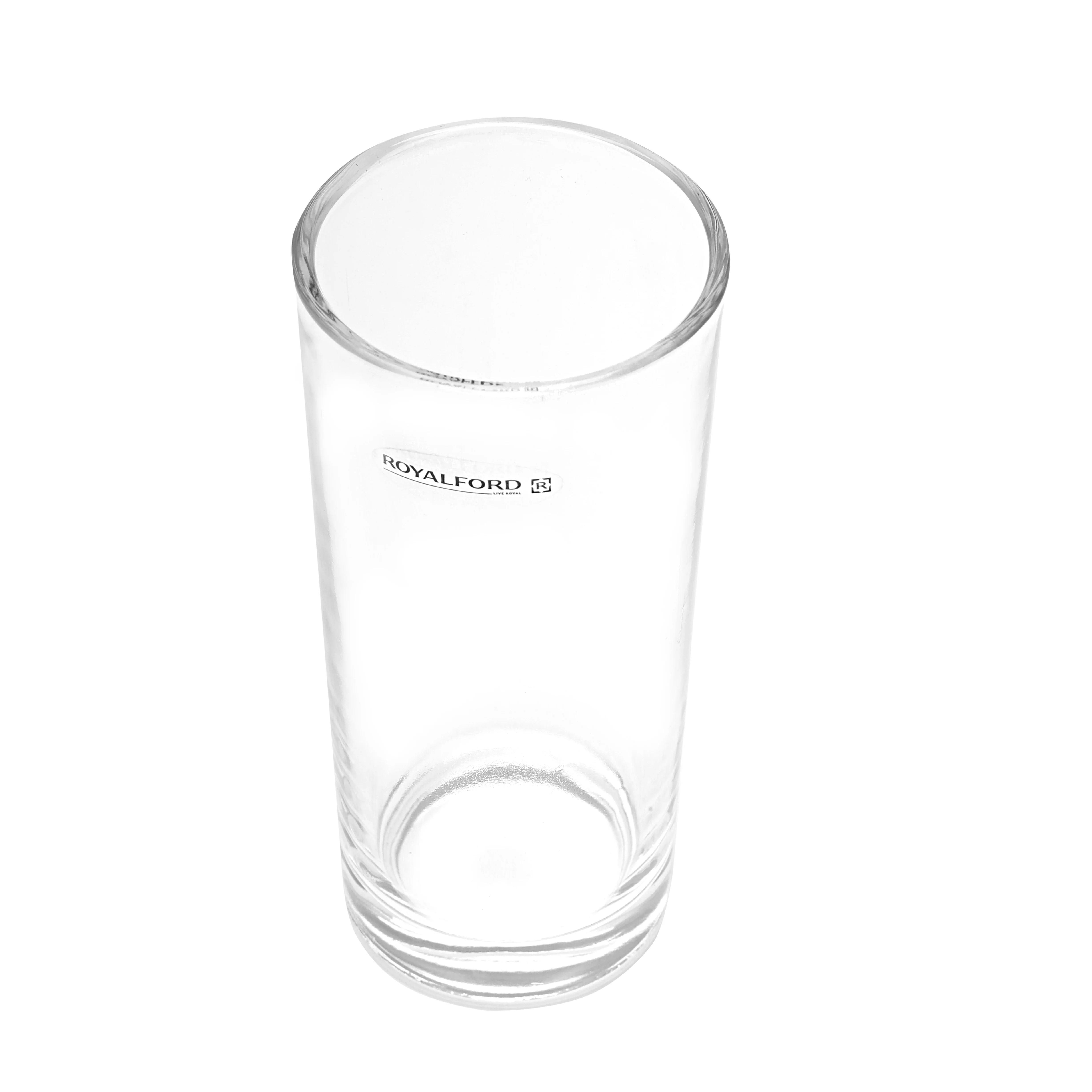 Royalford RF1101-GT6 3 Pcs Glass Tumbler Set| made from clear durable glass and elegant design| perfect for water, juice, soft drinks, sturdy base, and daily use| - Image 4