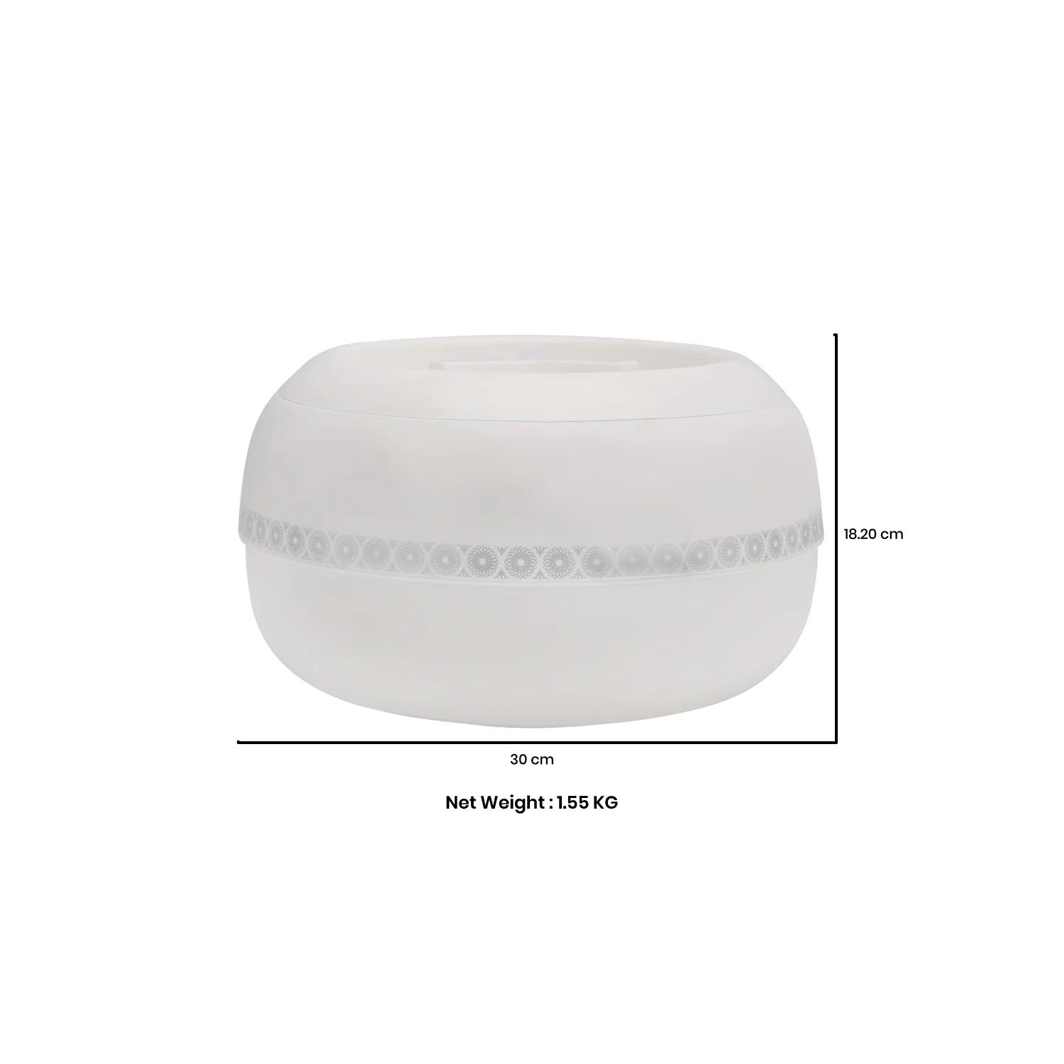 Royalford RF11032 Zoria 5600ML Insulated Casserole | Super PU Insulation| Twist Lock| Premium PP Body & Stainless Steel Inner Casing | Keeps Food Hot & Fresh Longer - Image 5