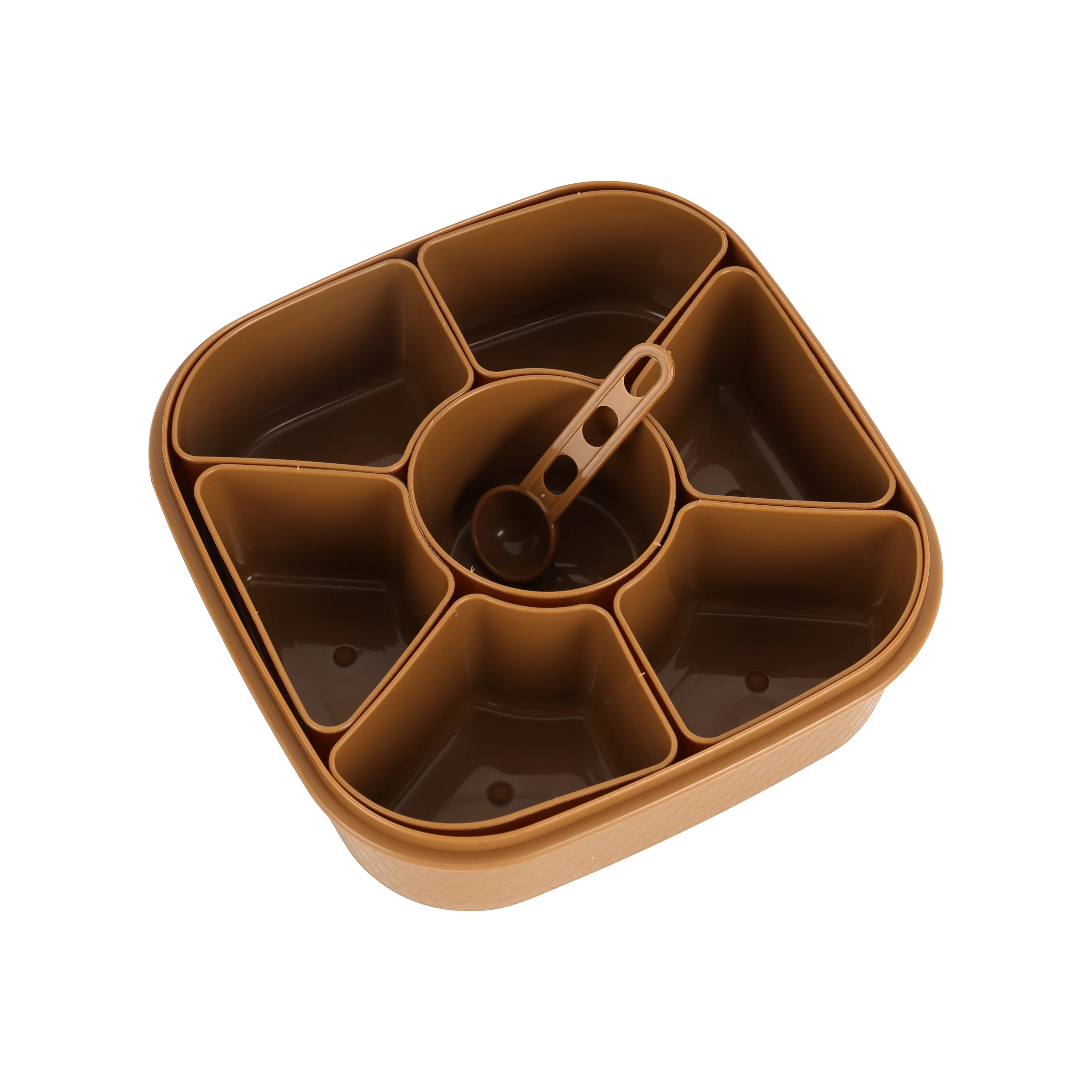 Royalford RF11040 Spice Box | 7 Removable Containers |Food Grade Masala Organizer with Spoon |Kitchen Storage Box for Spices, Herbs Powders & Nuts Grains |Compact Design - Image 3