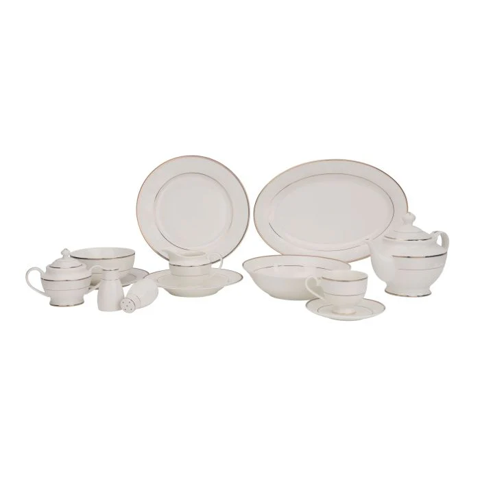 Royalford RF11045 83Pcs Fine Bone Dinner Set - Image 3