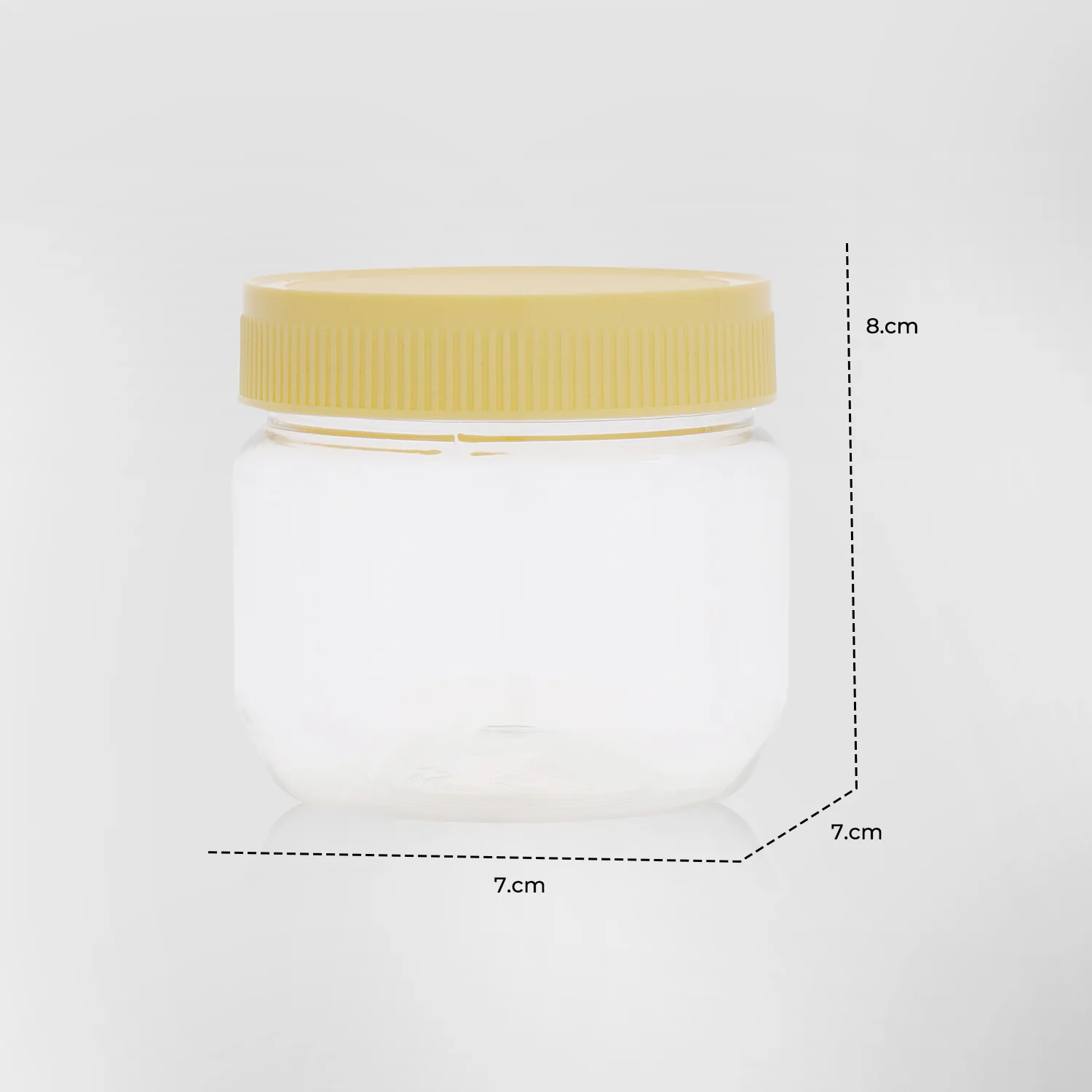 RoyalFord RF11094 Round Airtight PET Jar | 250ML | BPA Free | Leak Proof & Odor Free Storage Container | Perfect for Kitchen Food Grains, Spices &  Snacks | Durable - Image 5