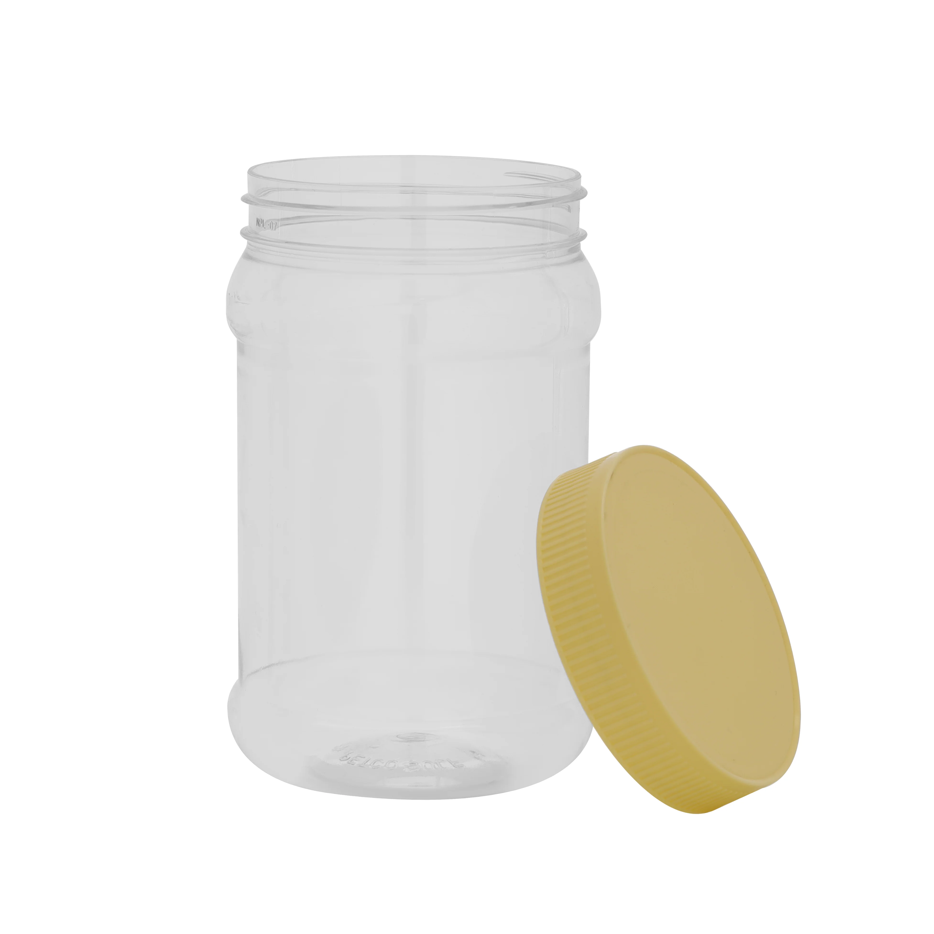 Royalford RF11095 Airtight PET Jar | 500ml | BPA Free Leak Proof Food Storage Container | Transparent Plastic Kitchen Storage Jars with Lid | Lightweight & long-lasting - Image 2