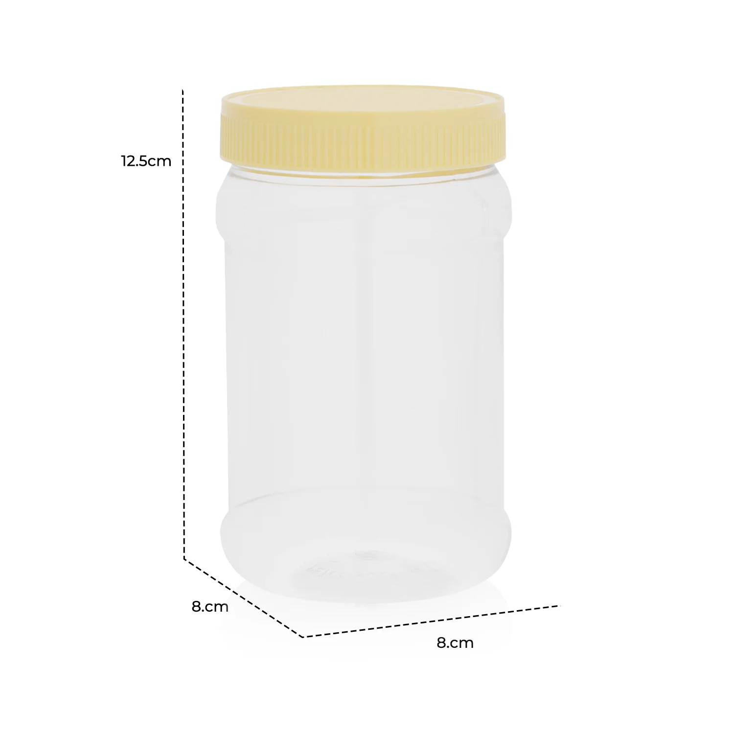 Royalford RF11096 Airtight PET Jar 750ml | BPA Free Leak Proof Food Storage Container | Transparent Plastic Kitchen Storage Jar for Spices, Snacks, Dry Food & Grains - Image 5
