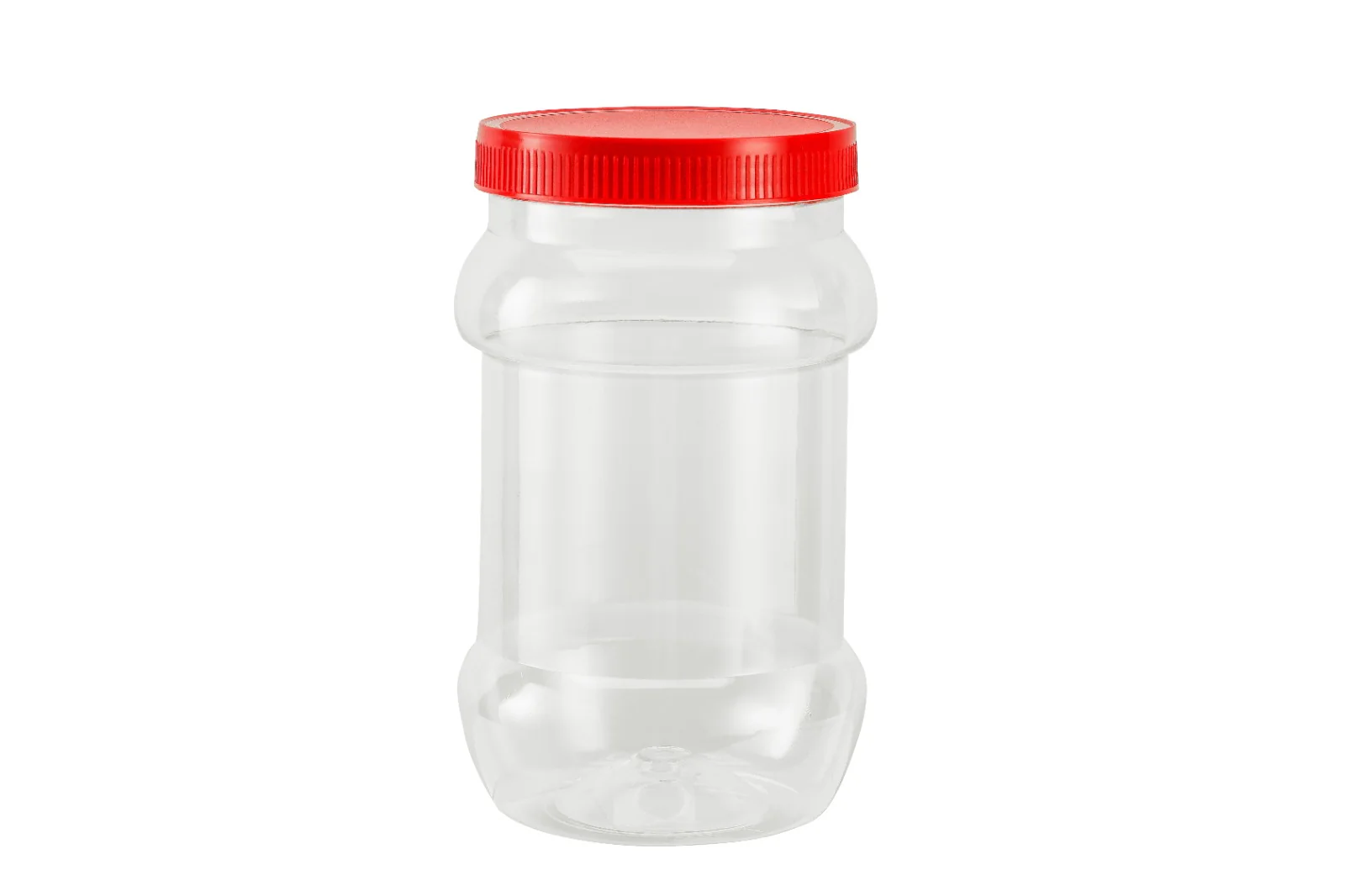 Royalford RF11098 1500ML Airtight PET Jar | BPA-Free Storage Container and durable clear jar with leakproof lid| odor-free design, kitchen storage for home use|