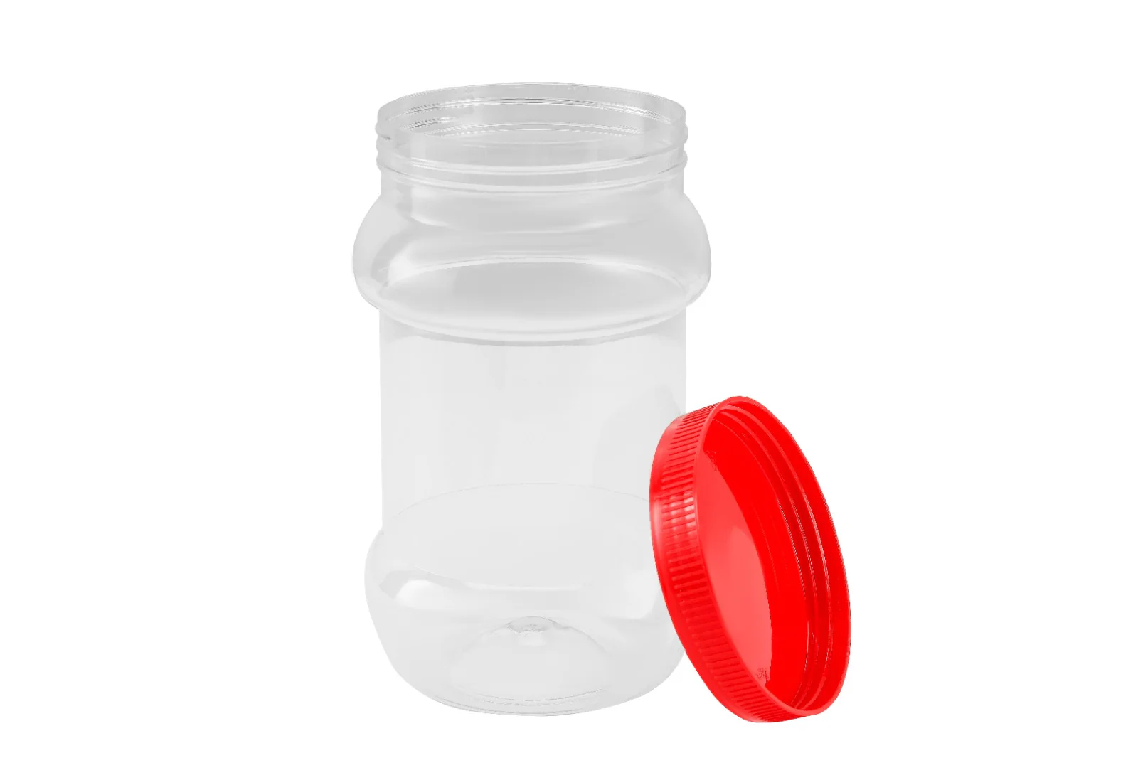 Royalford RF11098 1500ML Airtight PET Jar | BPA-Free Storage Container and durable clear jar with leakproof lid| odor-free design, kitchen storage for home use| - Image 2