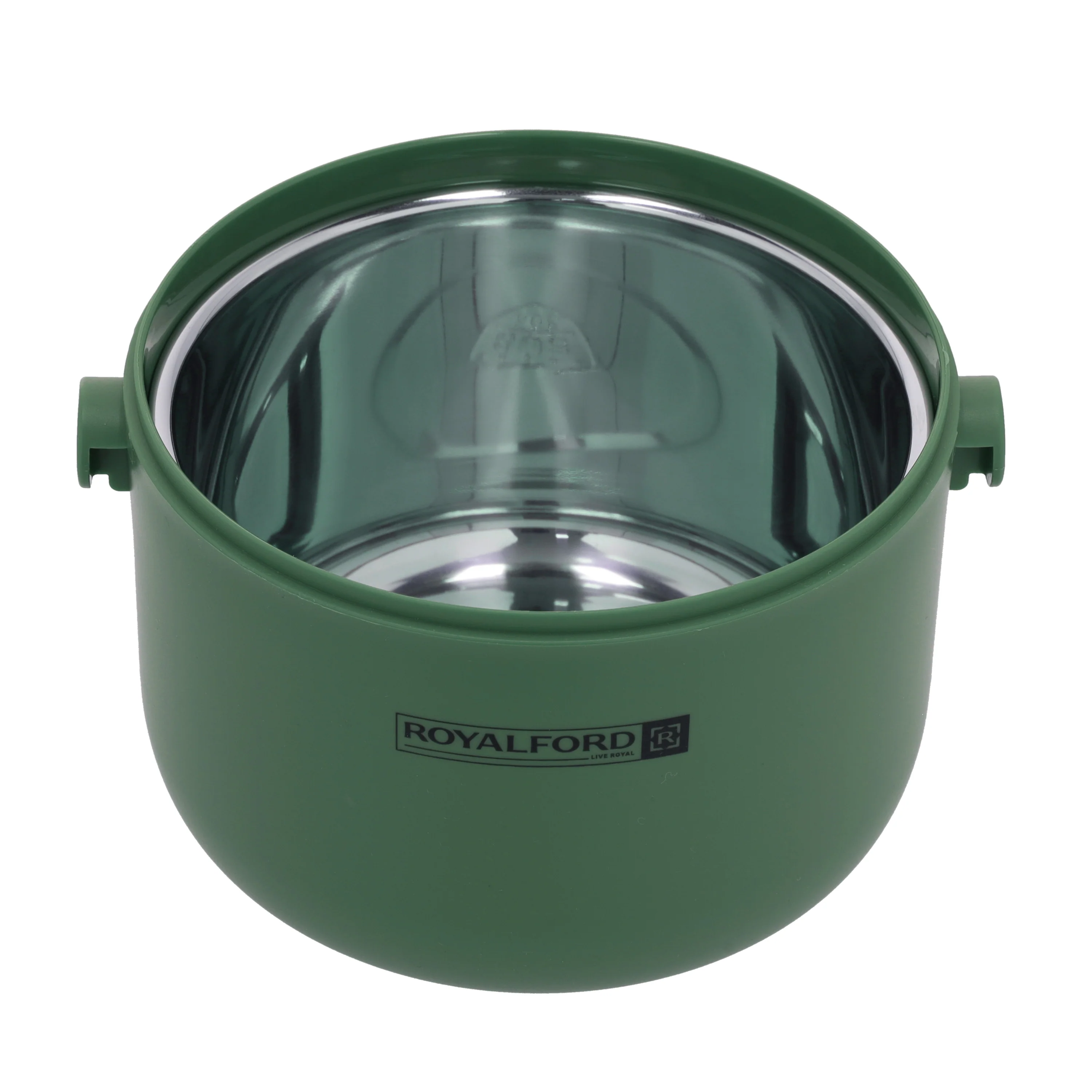 Royalford RF11104 Single Layer Round Lunch Box 1000ml | Stainless Steel Inner| Easy Lock Air-Tight Lid| High Heat Retention| Durable, Leakproof & Stylish Food Container - Image 4