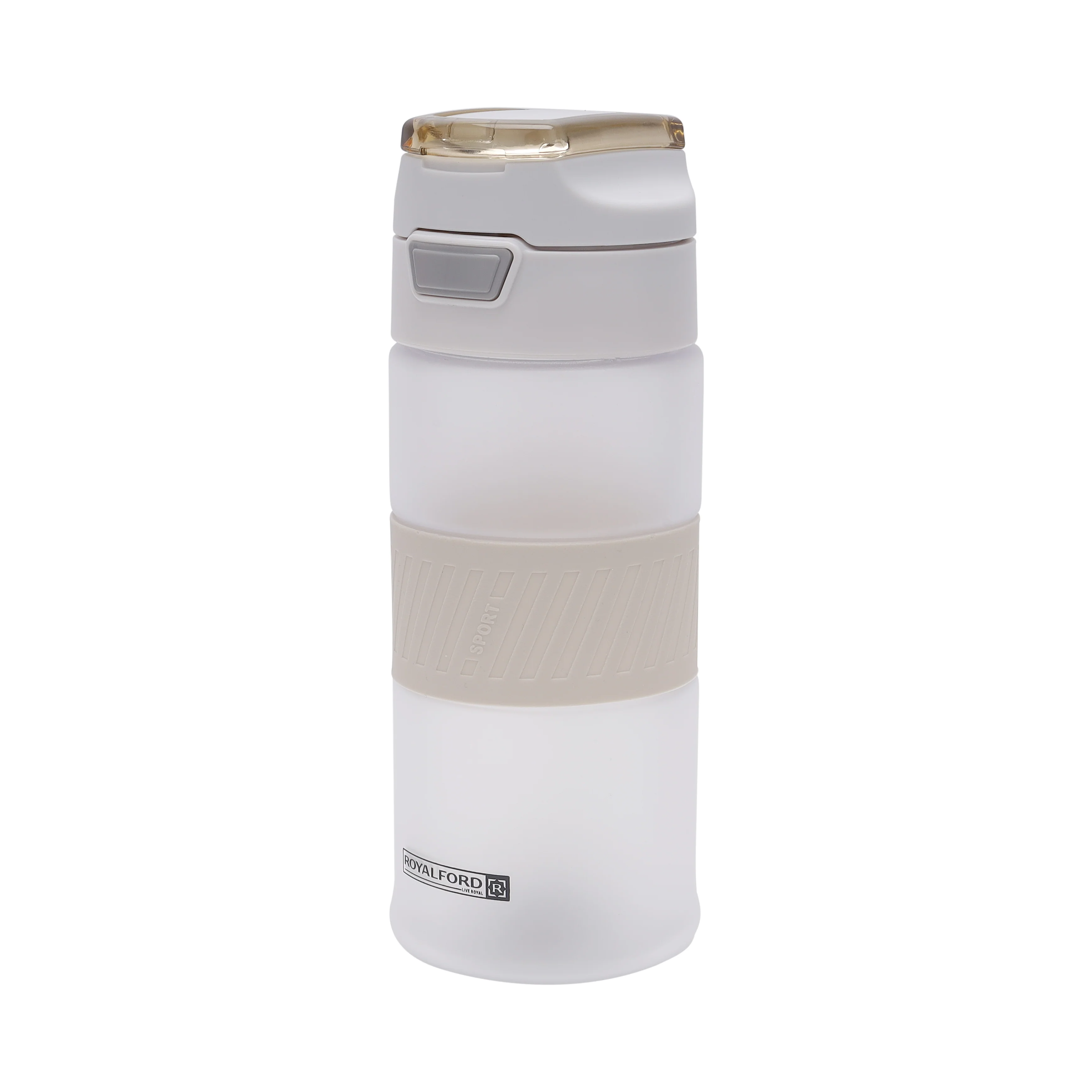 Royalford RF11115 650ML BPA-Free Water Bottle | Leakproof Push Button Lid | Durable Hot & Cold Drink Bottle| Portable Drinking Bottle for Gym, Travel, Office & School - Image 2