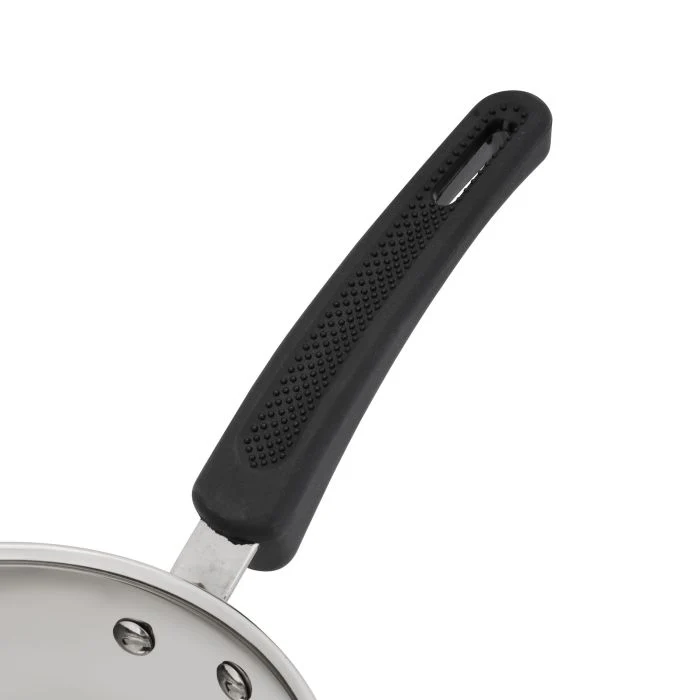 Royalford RF11122 16CM Stainless Steel Saucepan | Heavy-Gauge Tri-Ply Base | Induction Compatible | Food-Grade Steel Interior| Encapsulated Aluminium Core| Strong Handle - Image 5