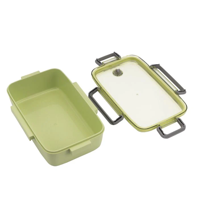 Royalford RF11125 Lunch Box with Cutlery 950ml | Leak-Proof Premium Plastic Food Container | Locking Clips| Heat Retention & Portable Design for Office, School & Travel - Image 3