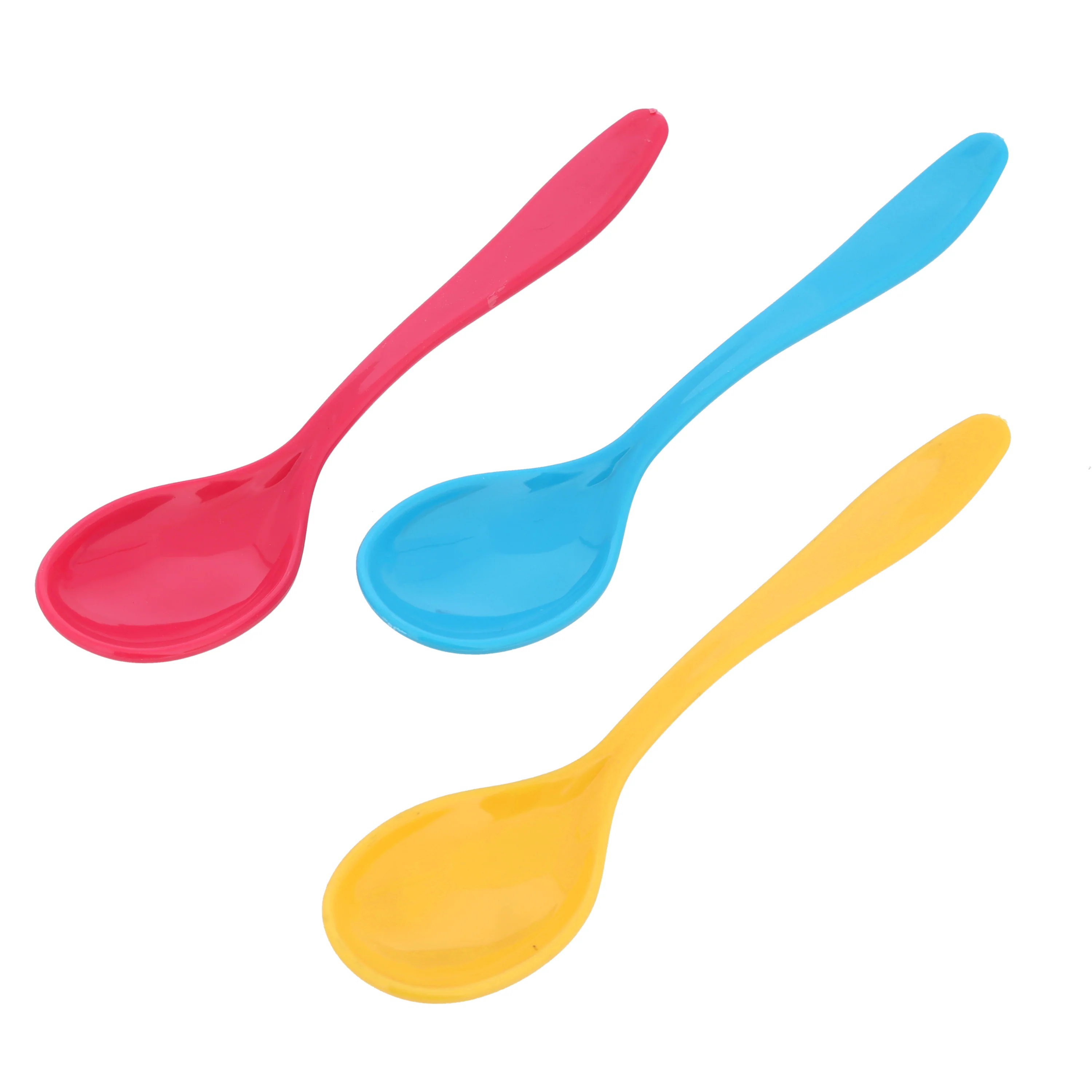 Royalford RF11130 6PCS Boutique Spoon Set | made from premium plastic & lightweight | colorful spoons with ergonomic design, for desserts, snacks and daily use| - Image 3