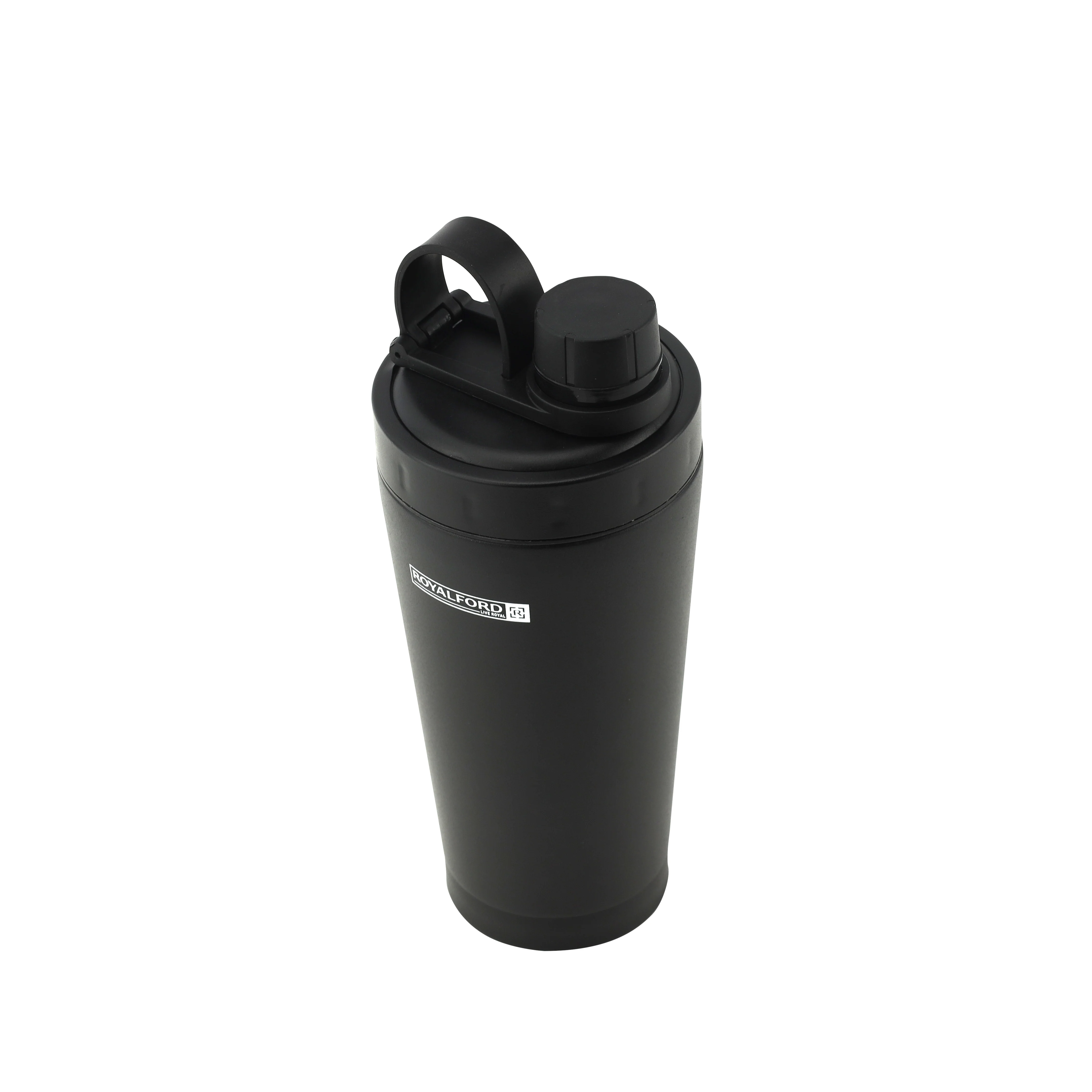 Royalford RF11141 Shaker Bottle 500ml | Double Wall Stainless Steel | SS304 Inner Pot | Leakproof PP Lid| Hot & Cold Insulation |  Durable Design for Gym & Travel - Image 3