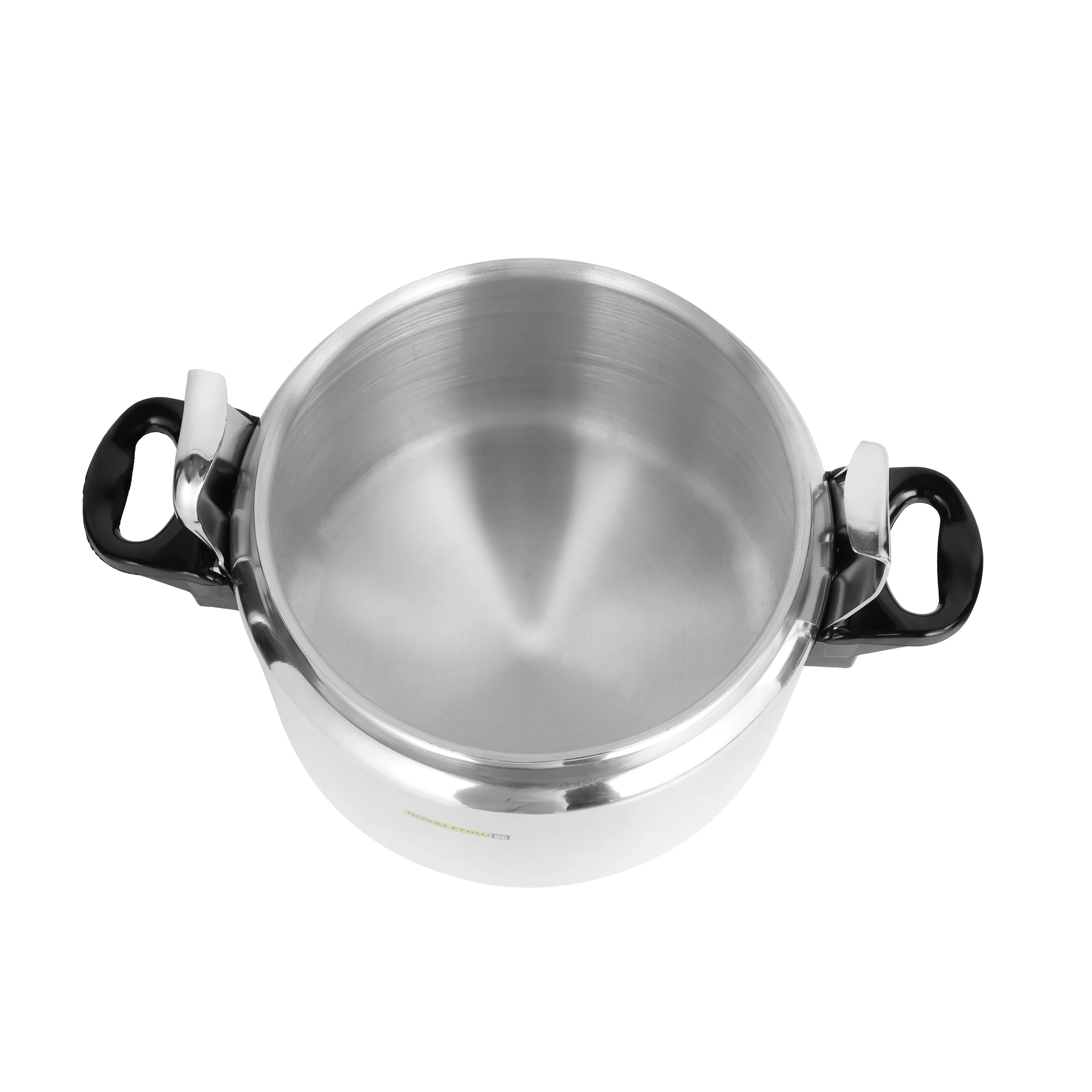 Royalford RF11176 Aluminium Pressure Cooker 11L | Durable Aluminium Alloy Body| Multi-Safety Device| Pressure Indicator| Special Valve & Three-Ply Base |High Thickness - Image 5