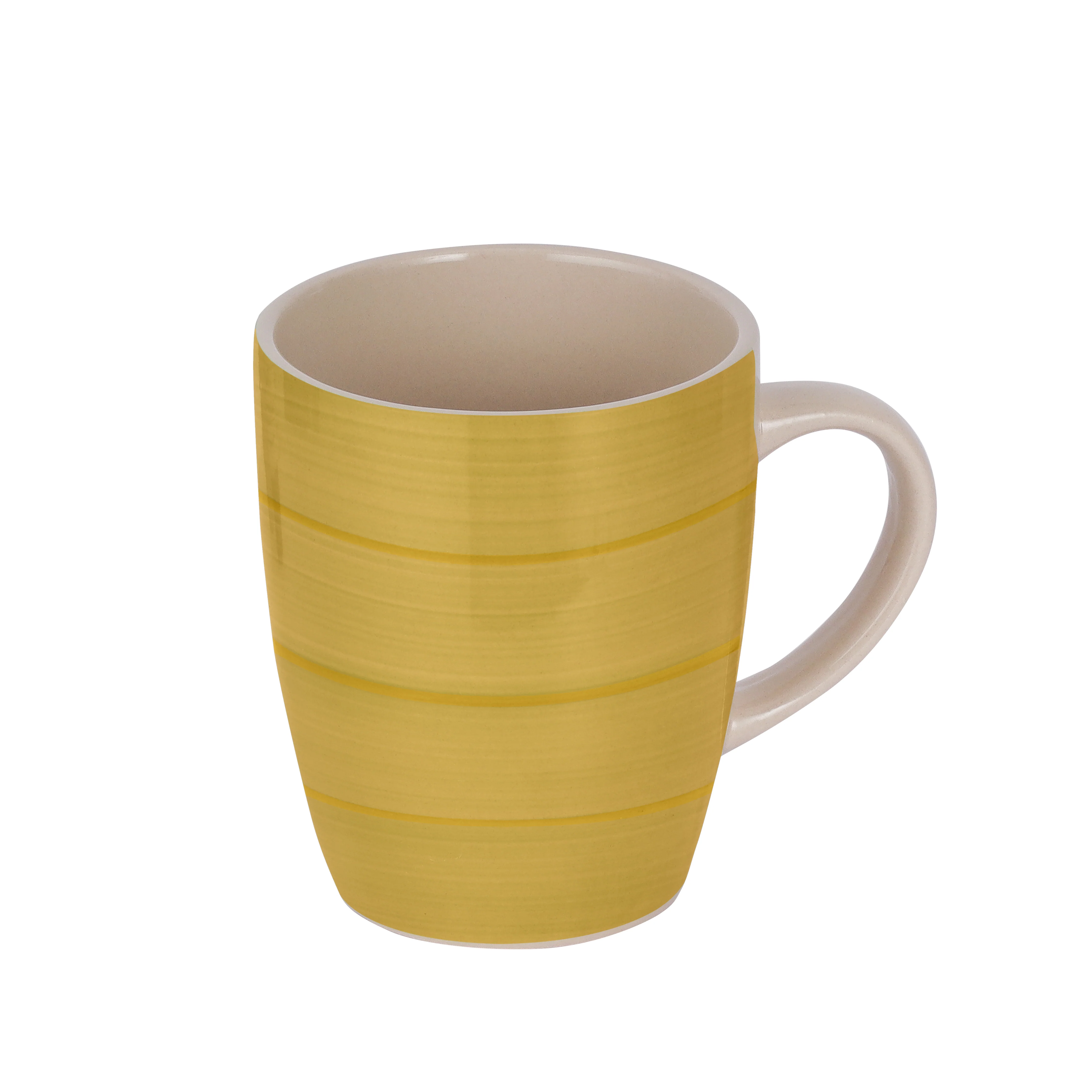 Royalford RF11180 Stoneware Mug 355ml (12oz) | Durable Coffee & Tea Mug with Ergonomic Handle | Stylish Textured Design | Glazed Finish | Chip Resistant for Home & Office - Image 3