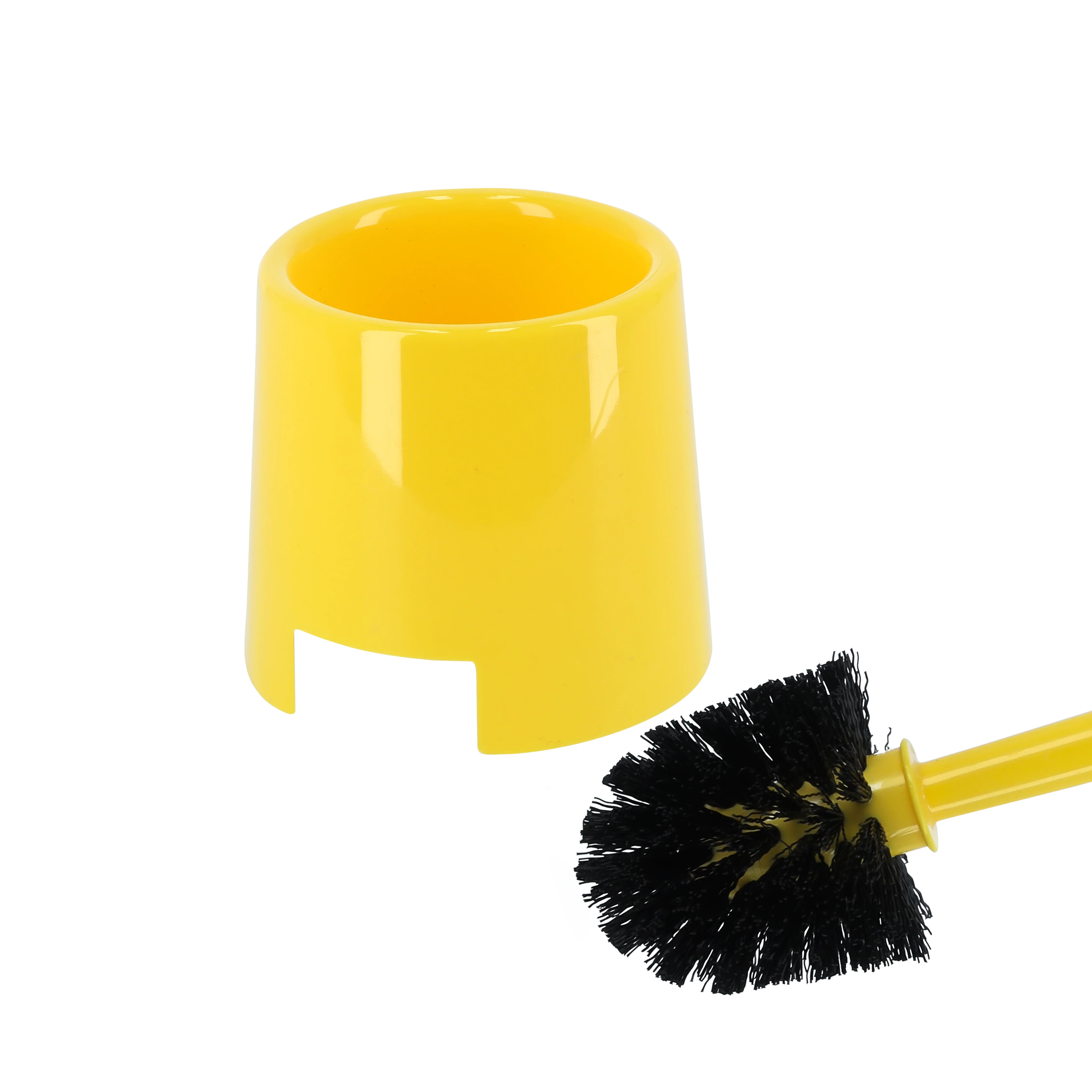 Royalford RF11188 Toilet Brush with Holder | Durable Bathroom Cleaning Brush with Ergonomic Handle| Flexible Bristles| Scratch-Free Cleaning for Indian & Western Toilets - Image 3