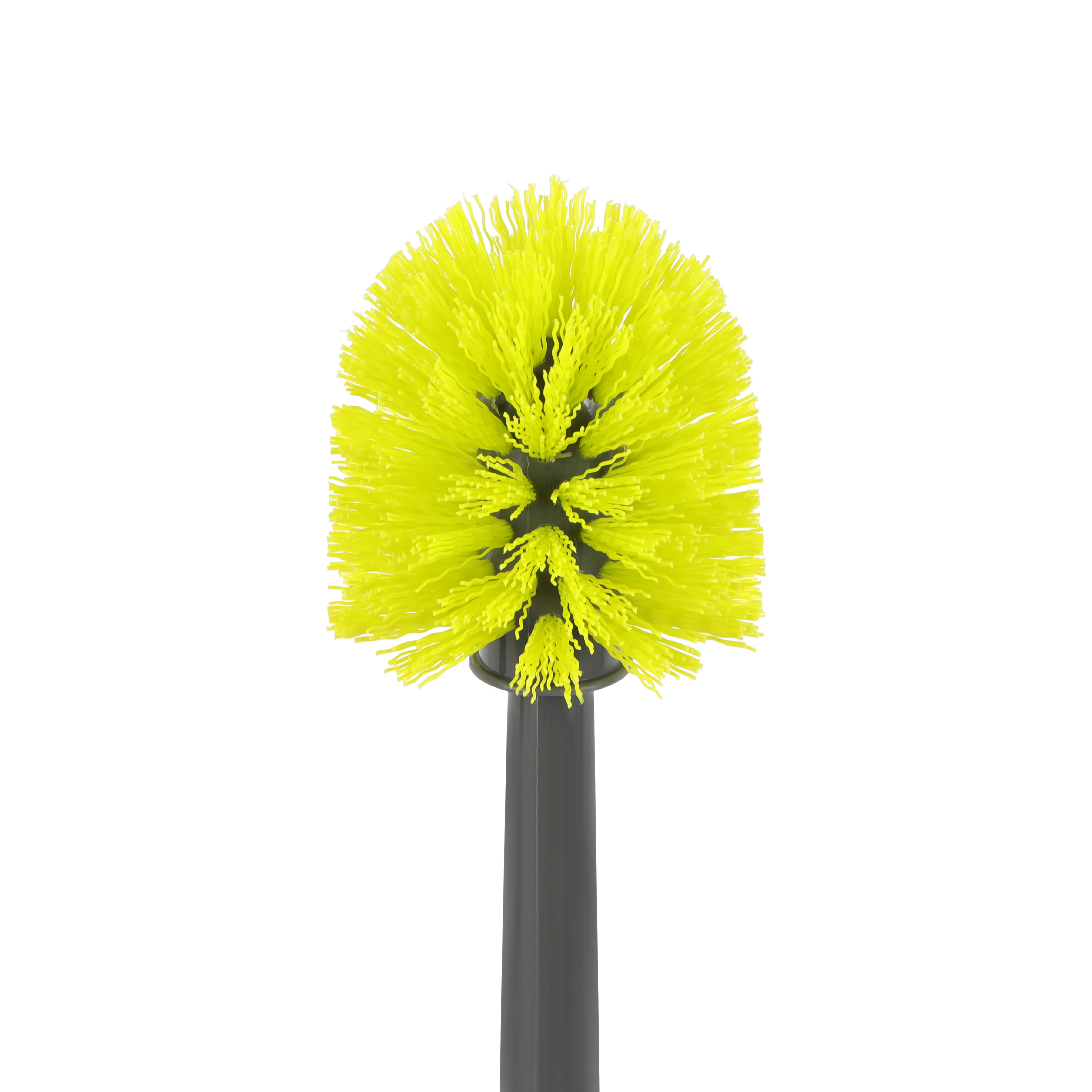 Royalford RF11188GR Toilet Brush with Holder |Durable Bathroom Cleaning Brush with Ergonomic Handle| Flexible Bristles| Scratch-Free Cleaning for Indian & Western Toilets - Image 5
