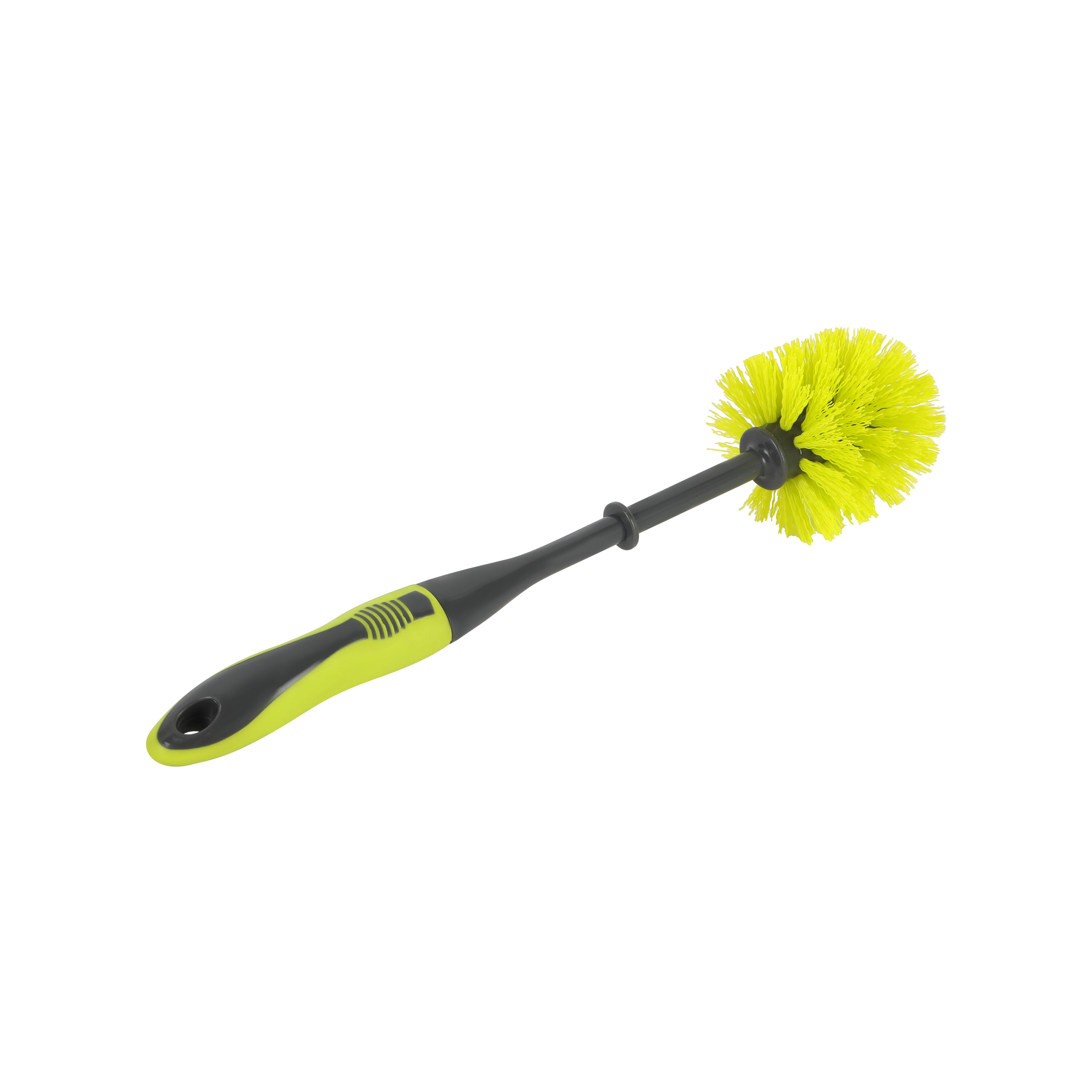 Royalford RF11189GR Toilet Brush with Holder| Durable Bathroom Cleaning Set, Ergonomic Handle & Flexible Bristles| Scratch-Free Cleaning for Indian & Western Toilets Use| - Image 4