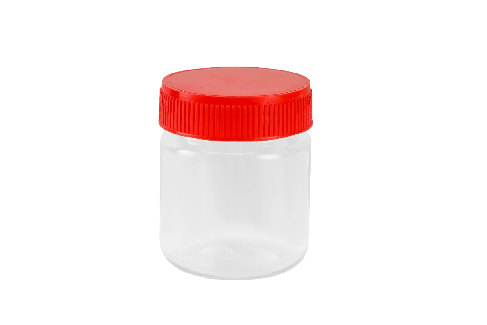 Royalford RF11222 100ML Air-Tight PET Jar with Leakproof Screw Lid| Transparent Durable Food Storage Container for Spices, Dry Fruits & Snacks| Compact Kitchen Organizer