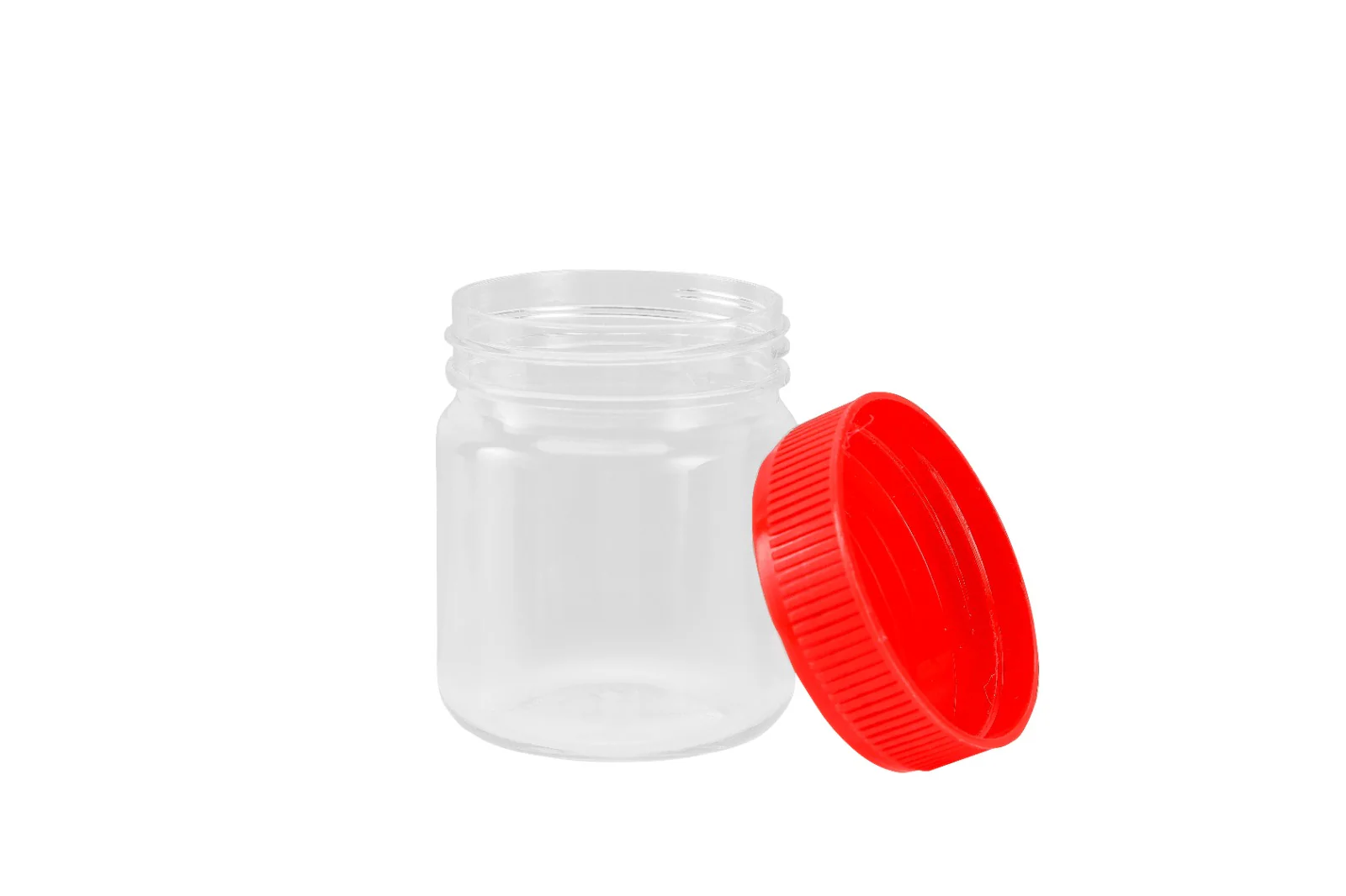 Royalford RF11222 100ML Air-Tight PET Jar with Leakproof Screw Lid| Transparent Durable Food Storage Container for Spices, Dry Fruits & Snacks| Compact Kitchen Organizer - Image 2