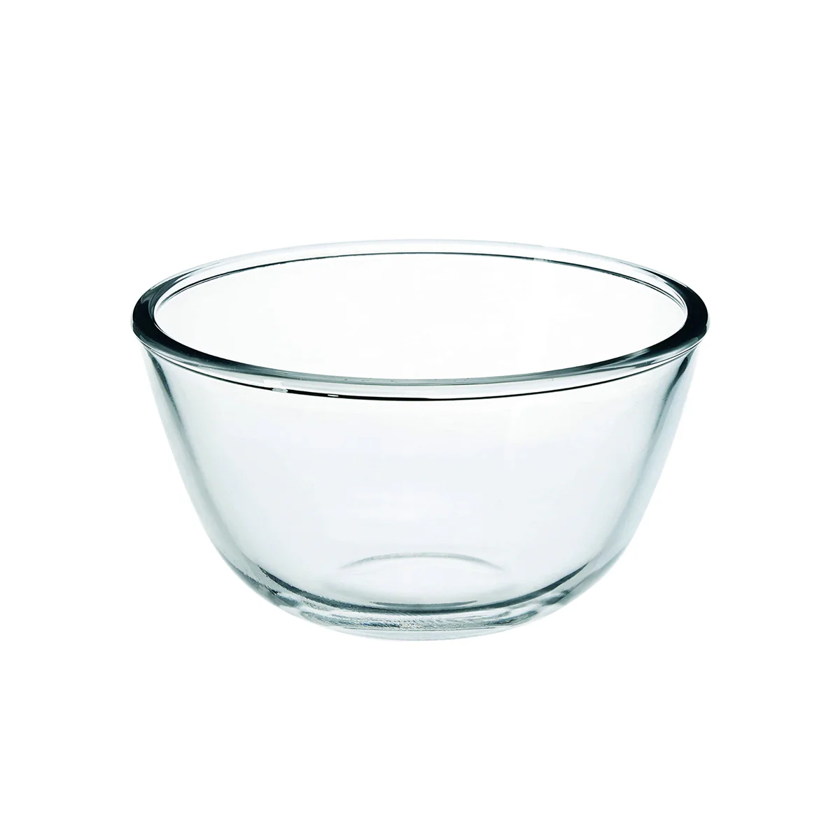 Royalford RF11231 500ML Glass Mixing Bowl| made from durable borosilicate glass & thermal shock resistant| dishwasher safe, perfect for serving and storage use|