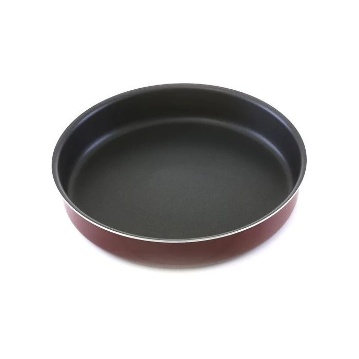 Royalford RF1145-RT28 28CM Non-Stick Round Pan | Heavy Duty Carbon Steel Baking Tray | Premium Coating for Cakes, Pizza, Brownies & Desserts | Easy Release & Clean - Image 3