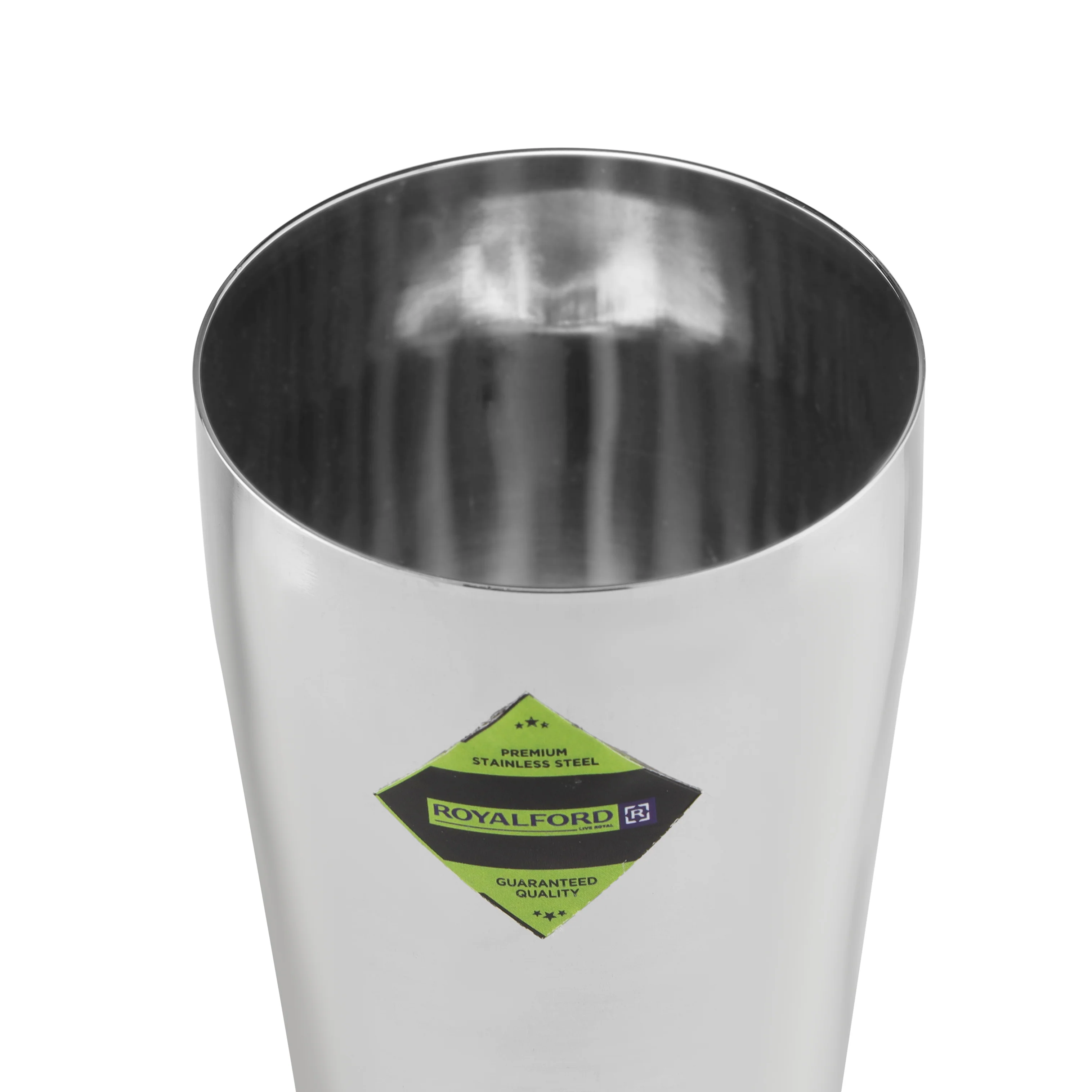 Royalford RF11464 Stainless Steel Glass | 7cm  Mirror Finish Drinking Tumbler | Durable Rust Resistant Steel Glass for Water, Juice & Soft Drinks | Perfect for Daily Use - Image 5