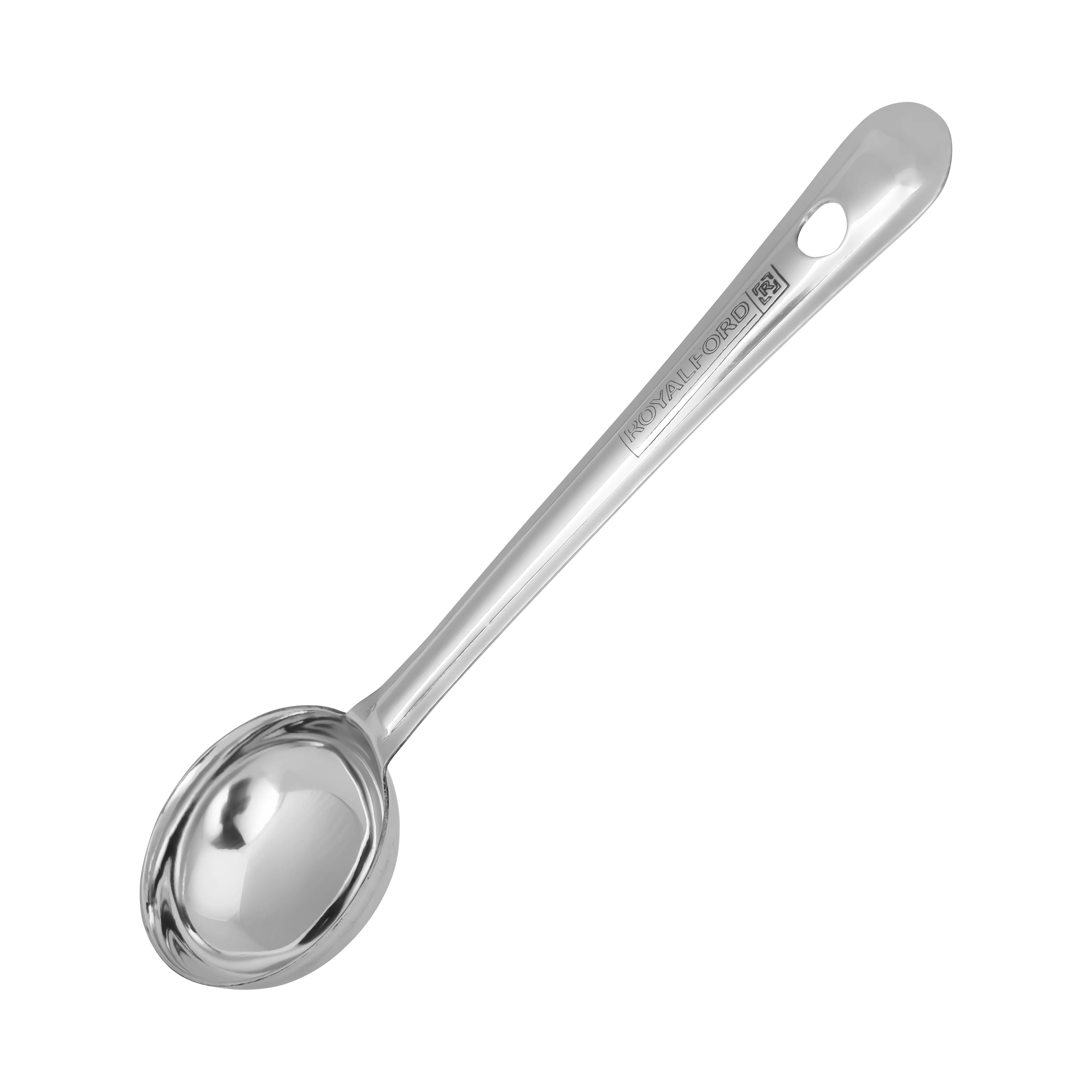 RoyalFord RF11479 Stainless Steel Basting Ladle | 19cm | Premium Food Grade | Mirror Finish, Durable Rust Resistant Serving Spoon | Perfect for Soup, Sauce and Gravy | - Image 2