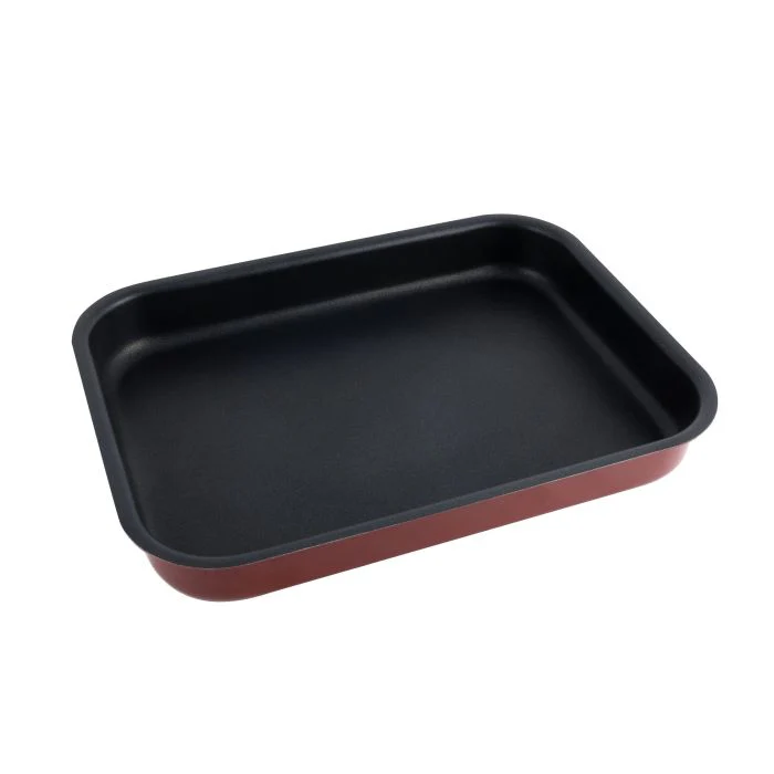 Royalford RF1148-SP37 2L Non-Stick Square Baking Tray - Large Roaster Pan - Non-Stick Coating - Induction Safe Baking Pan | Elegant Design | Square Roaster Bake-ware | Ideal for Baking cakes, pies and puddings - Image 6