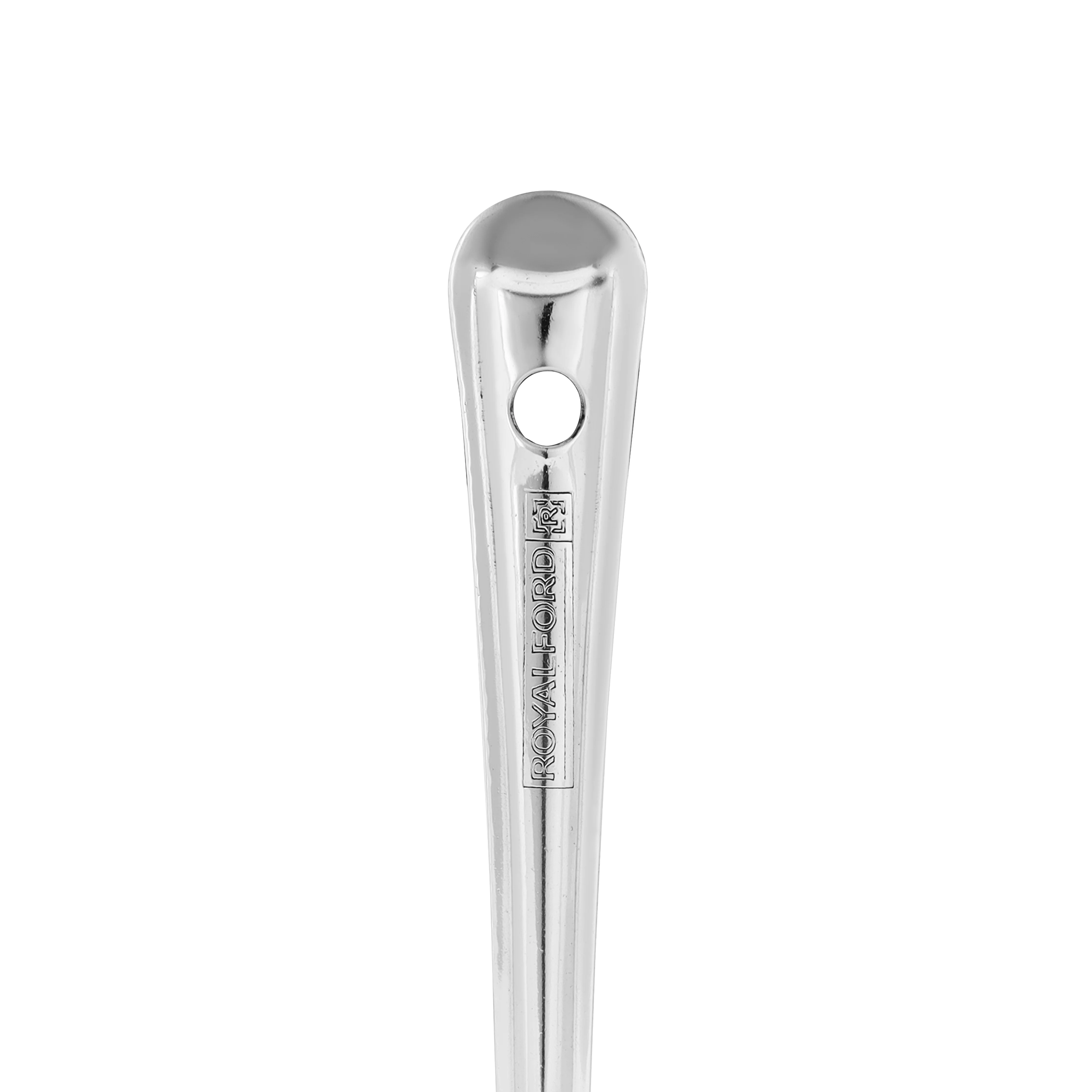 Royalford RF11480 Stainless Steel Basting Ladle | 21CM | Food Grade, Durable Soup Serving Spoon | Long Handle | Kitchen Ladle for Sauces &  Gravies | Cooking Utensil - Image 4